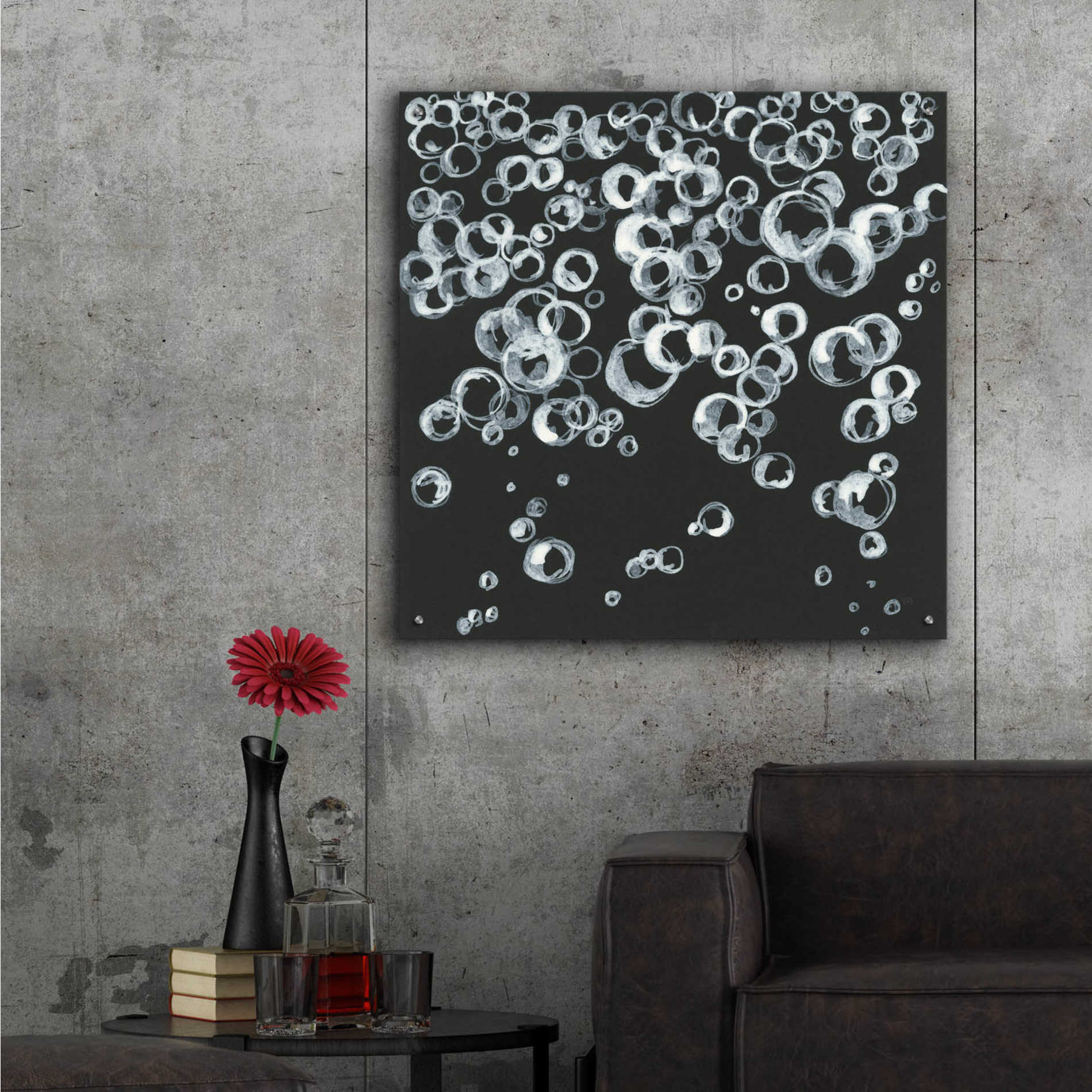 Epic Art  'Bubbles II' by Chris Paschke,36x36