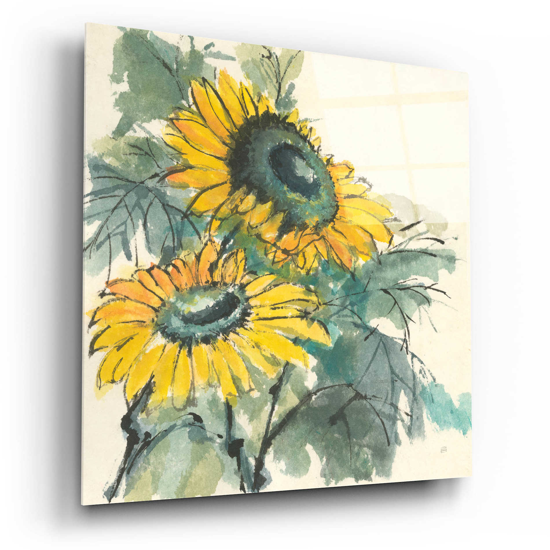 Epic Art  'Sunflower I' by Chris Paschke,12x12