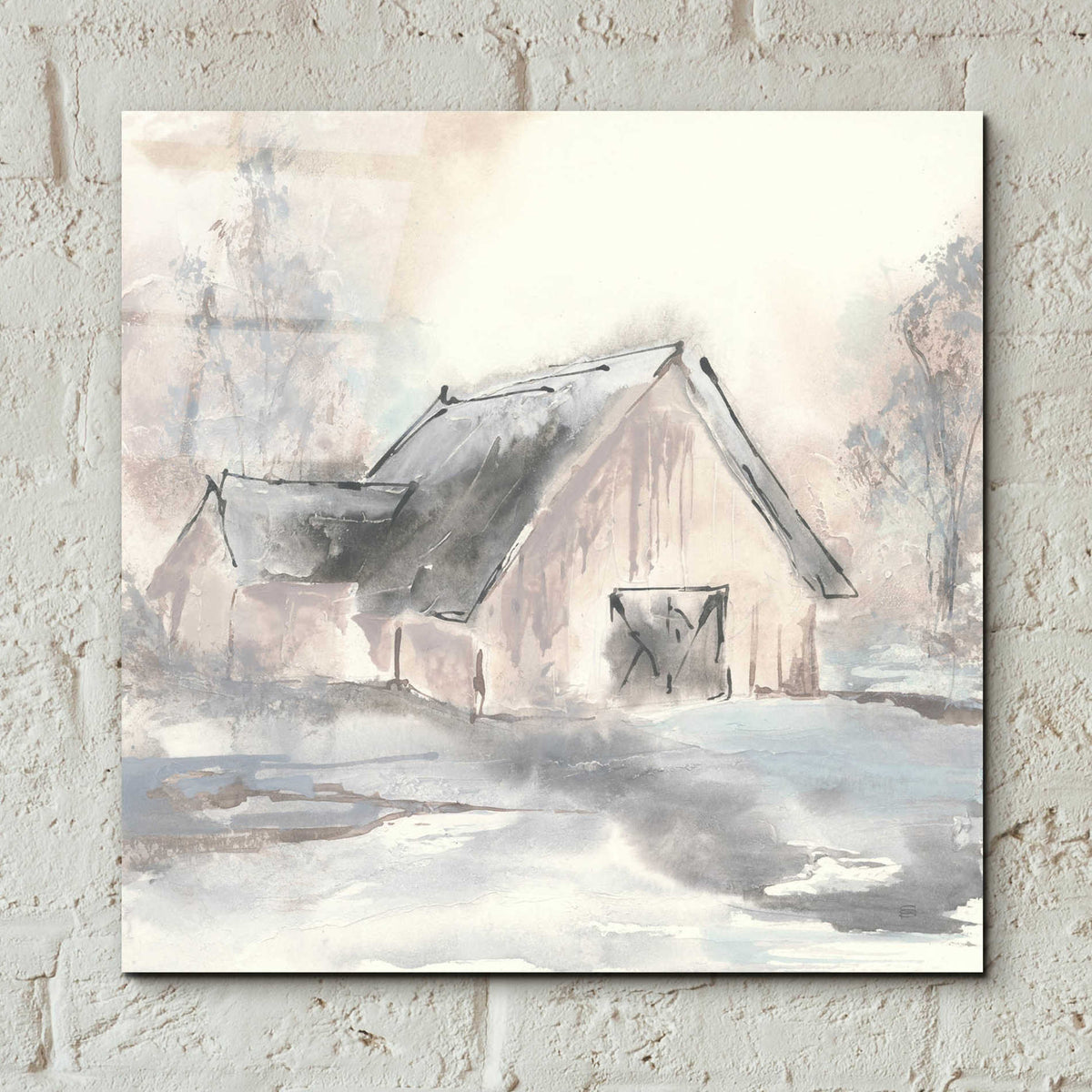 Epic Art  'Barn II' by Chris Paschke,12x12