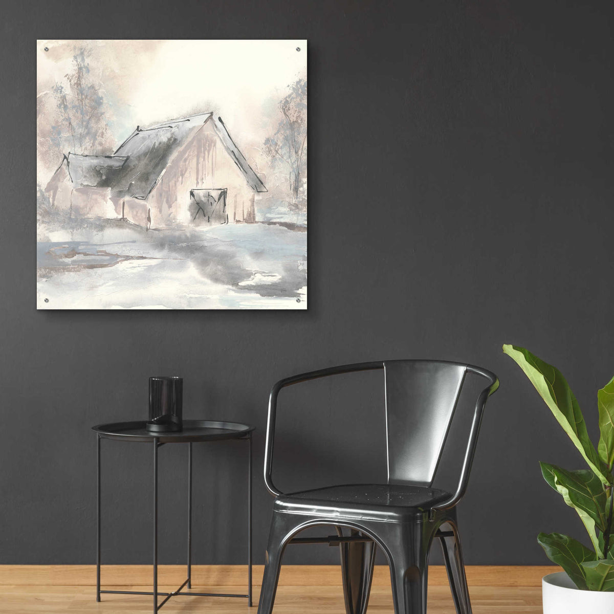 Epic Art  'Barn II' by Chris Paschke,36x36