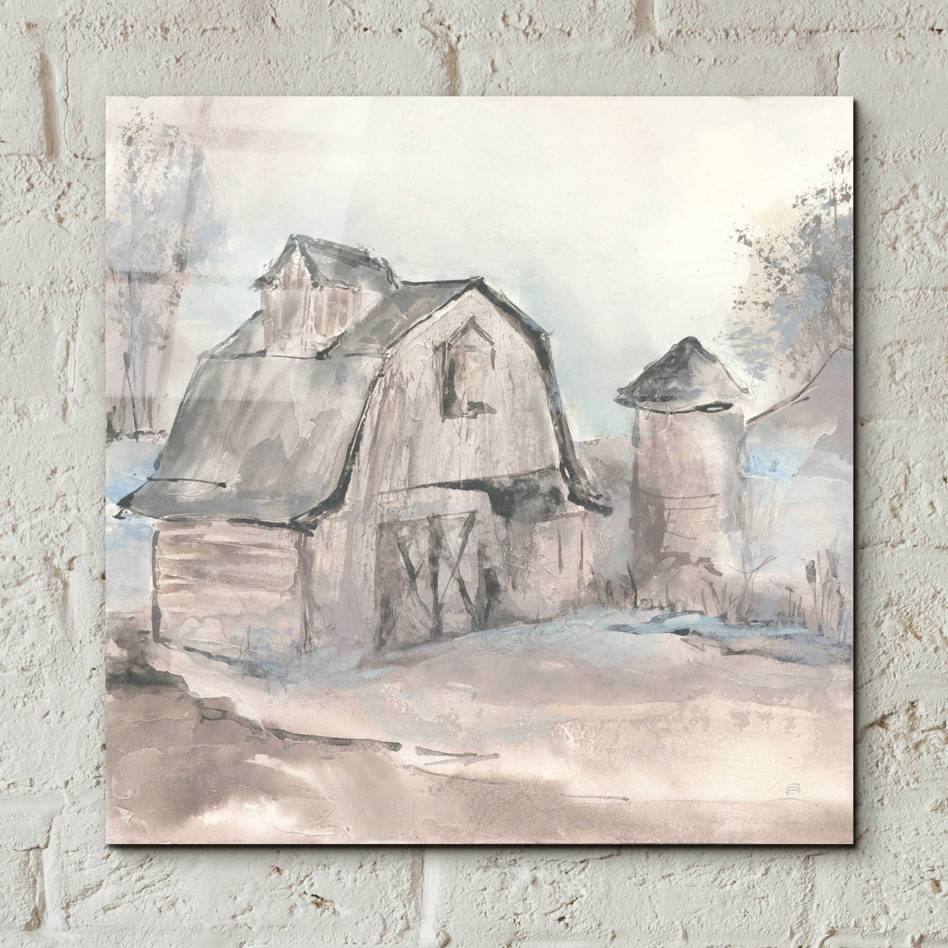 Epic Art  'Barn V' by Chris Paschke,12x12