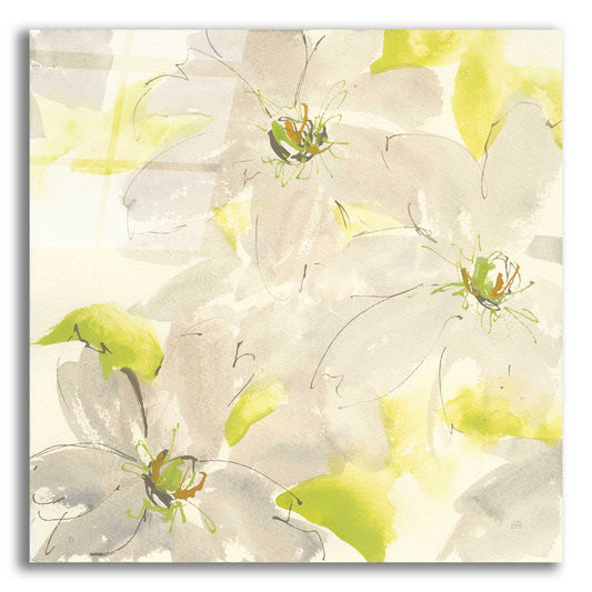 Epic Art  'Dancing Clematis I' by Chris Paschke