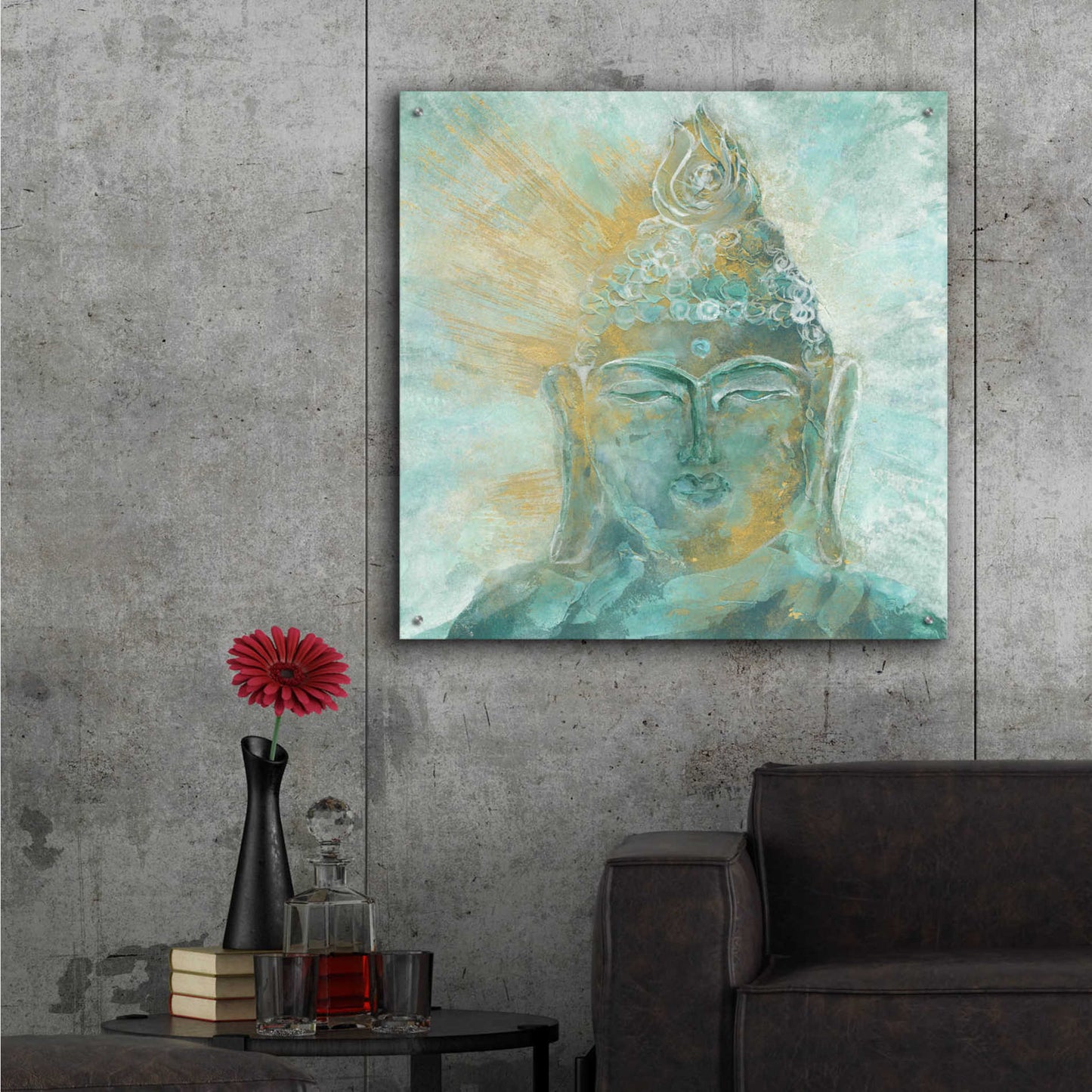 Epic Art  'Buddha Bright I' by Chris Paschke,36x36