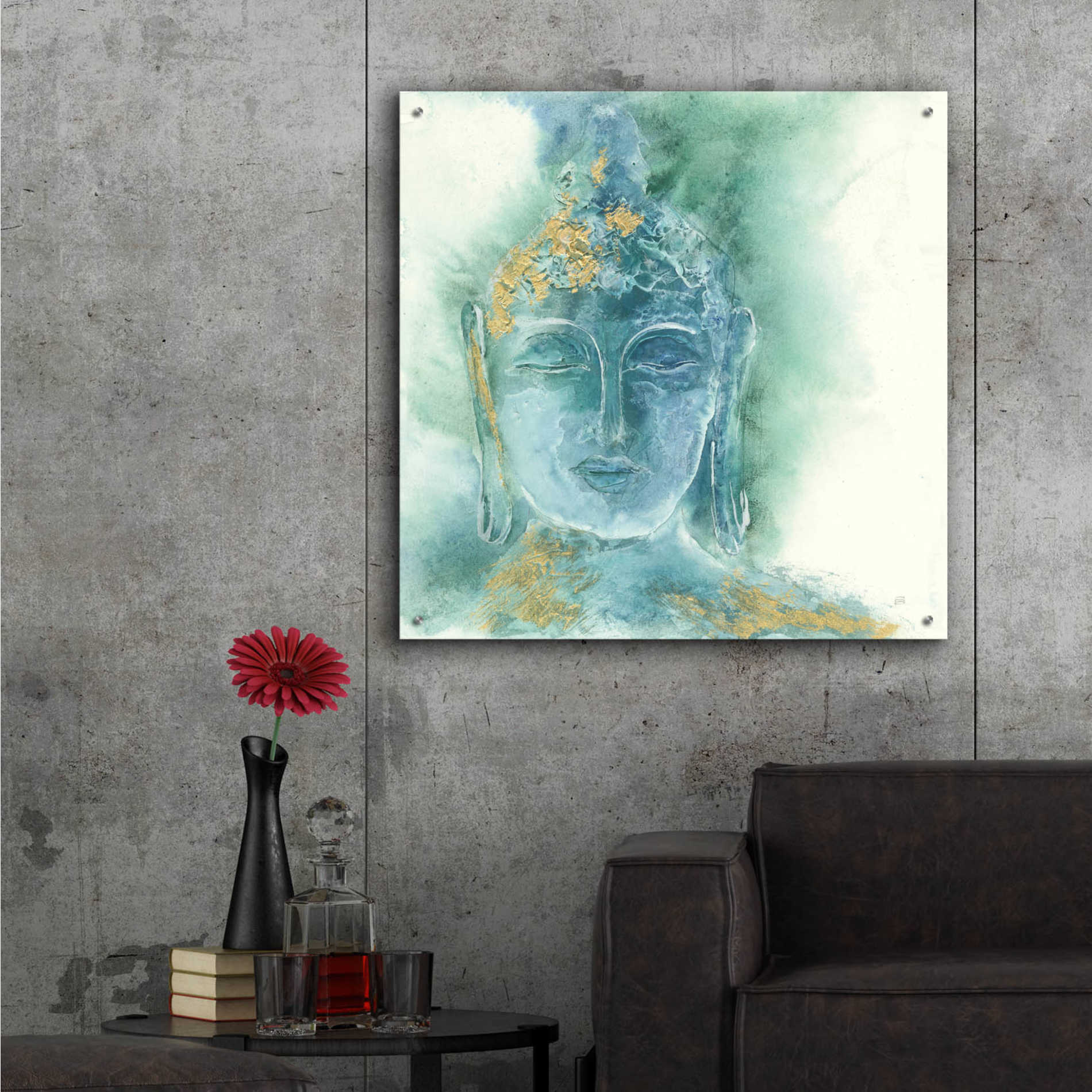 Epic Art  'Gilded Buddha I' by Chris Paschke,36x36