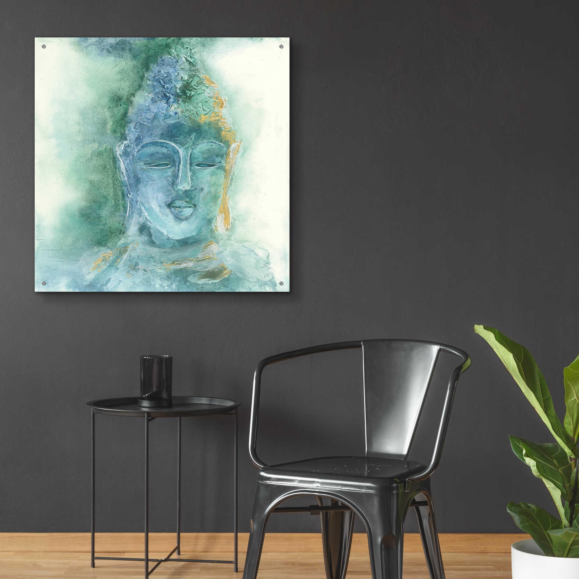 Epic Art  'Gilded Buddha II' by Chris Paschke,36x36