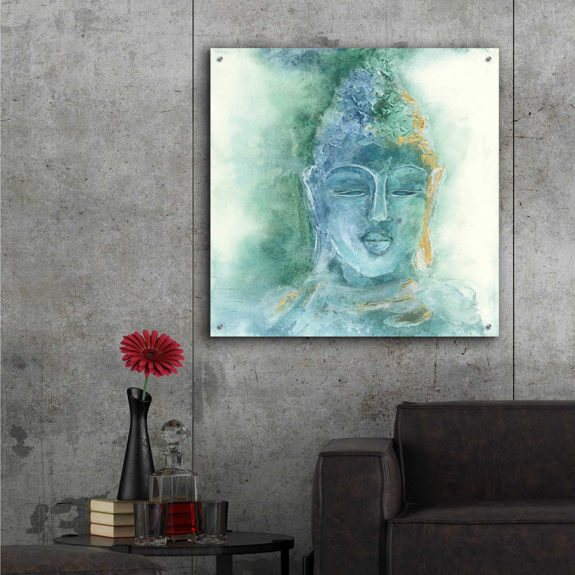 Epic Art  'Gilded Buddha II' by Chris Paschke,36x36