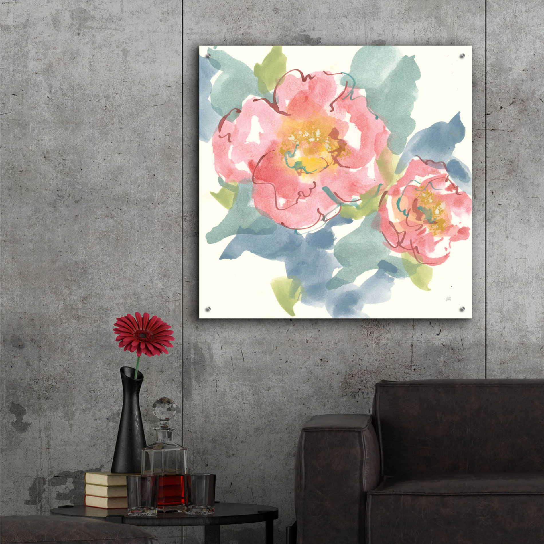 Epic Art  'Peony In The Pink I' by Chris Paschke,36x36