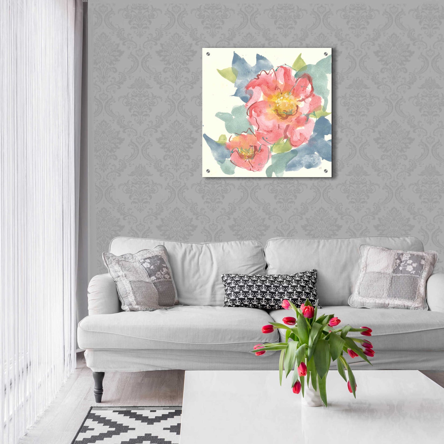 Epic Art  'Peony In The Pink II' by Chris Paschke,24x24