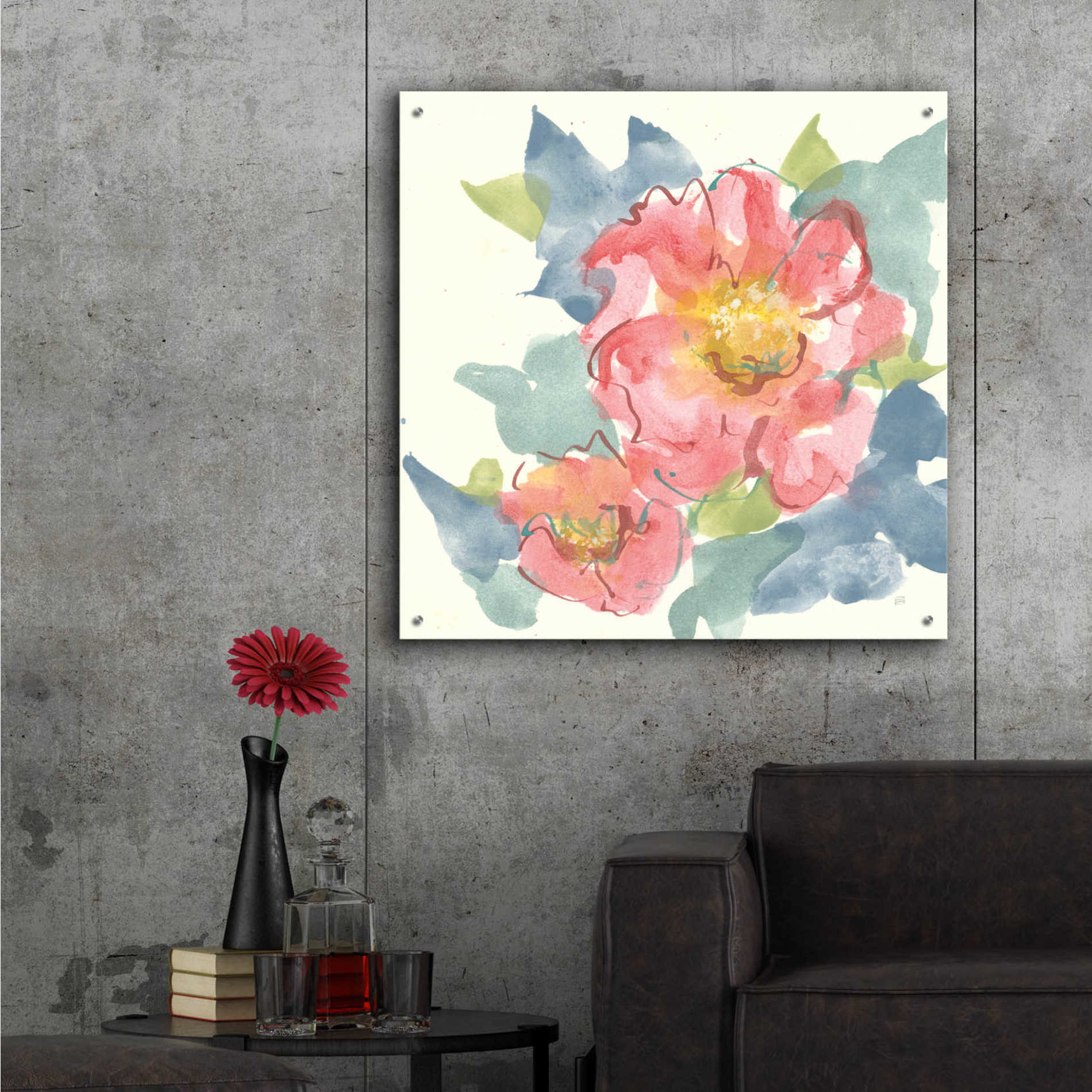 Epic Art  'Peony In The Pink II' by Chris Paschke,36x36