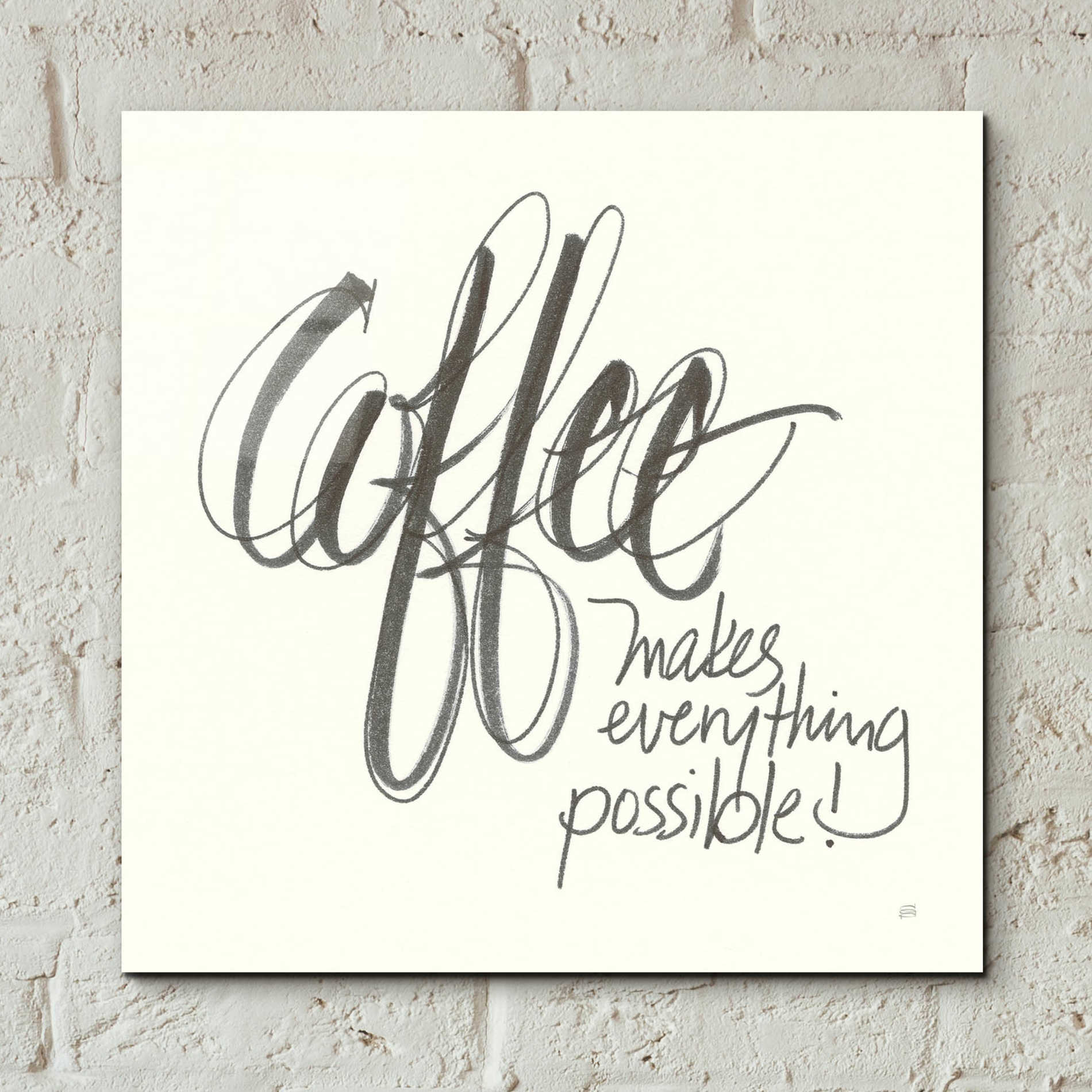 Epic Art  'Coffee Sayings IV' by Chris Paschke,12x12