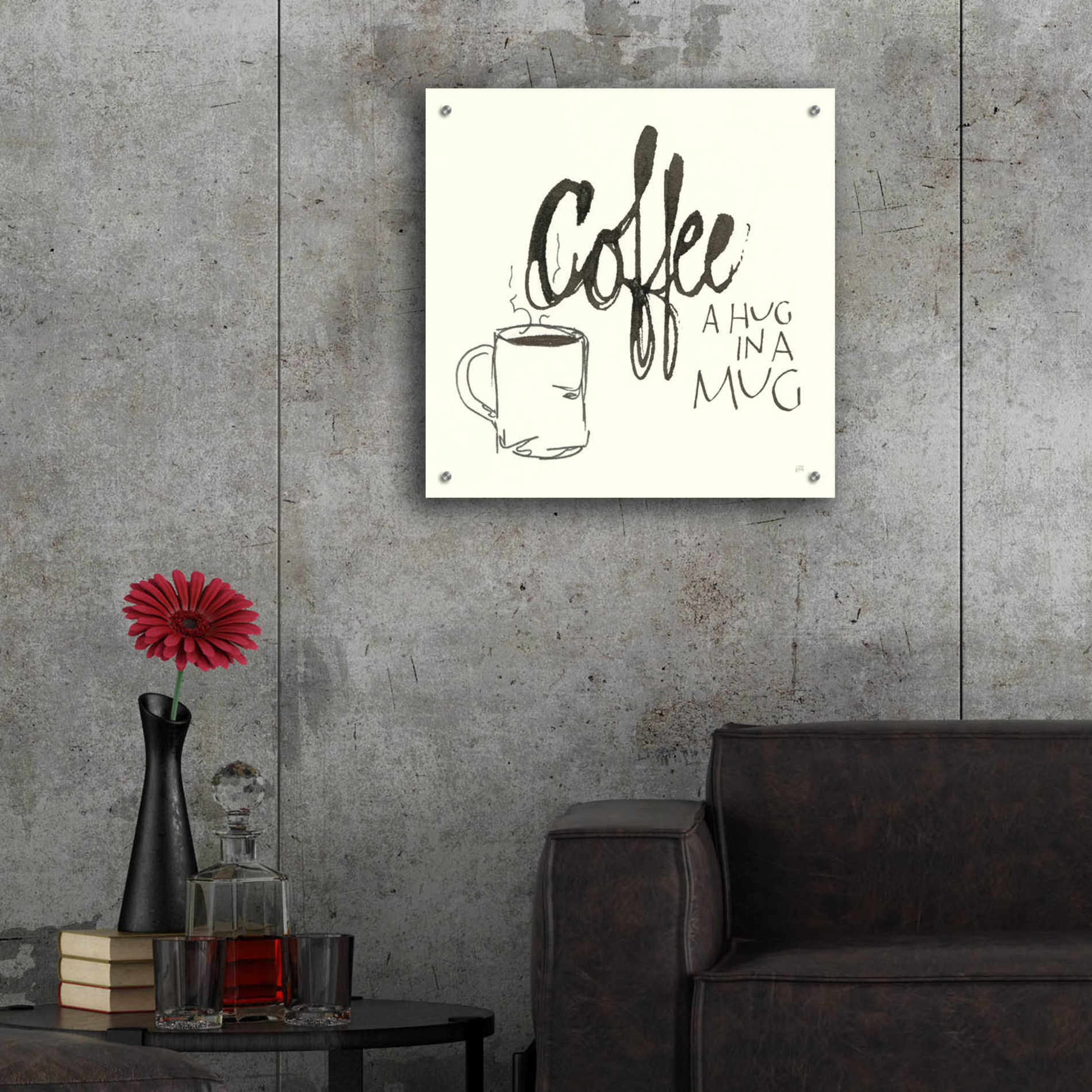 Epic Art  'Coffee Sayings V' by Chris Paschke,24x24