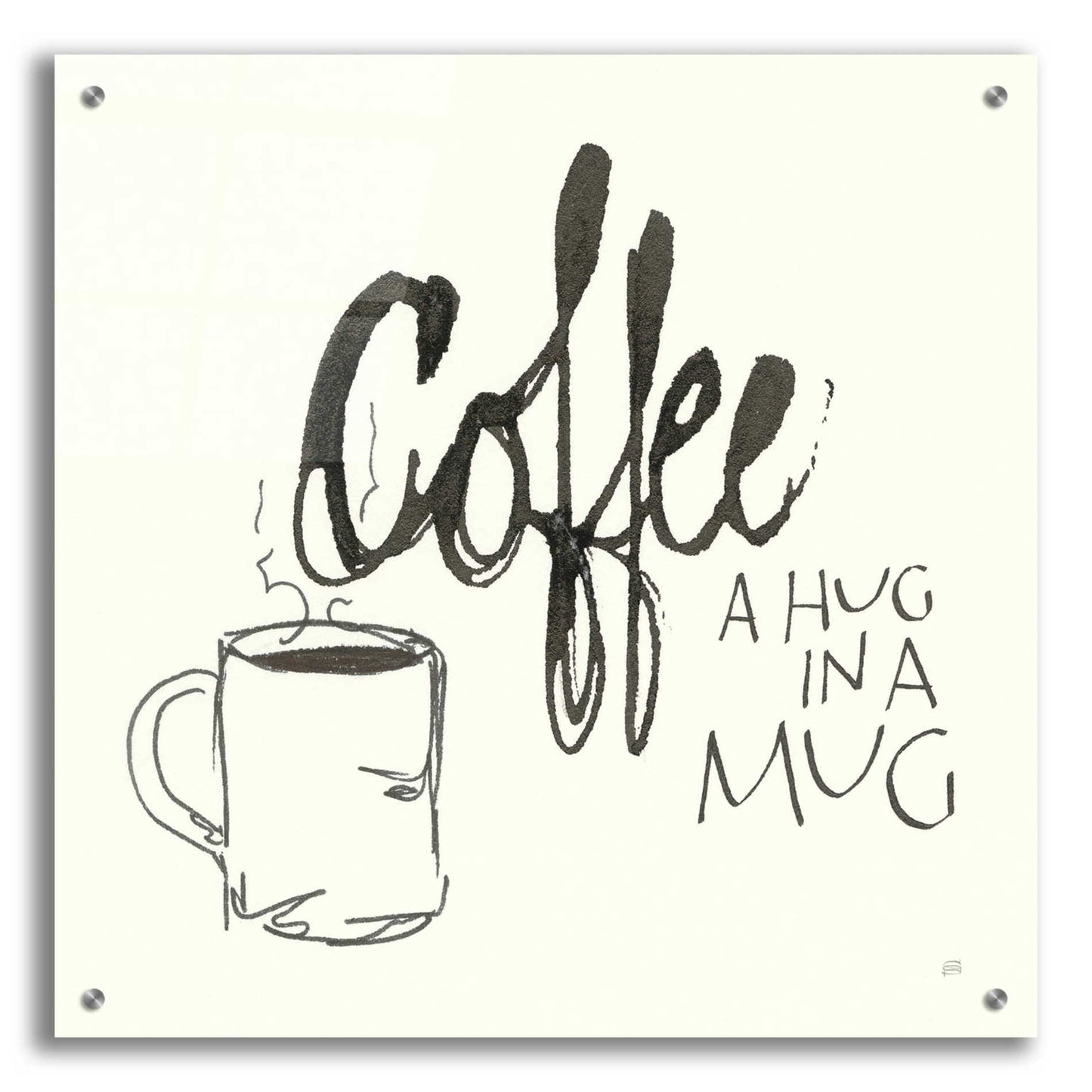 Epic Art  'Coffee Sayings V' by Chris Paschke,24x24