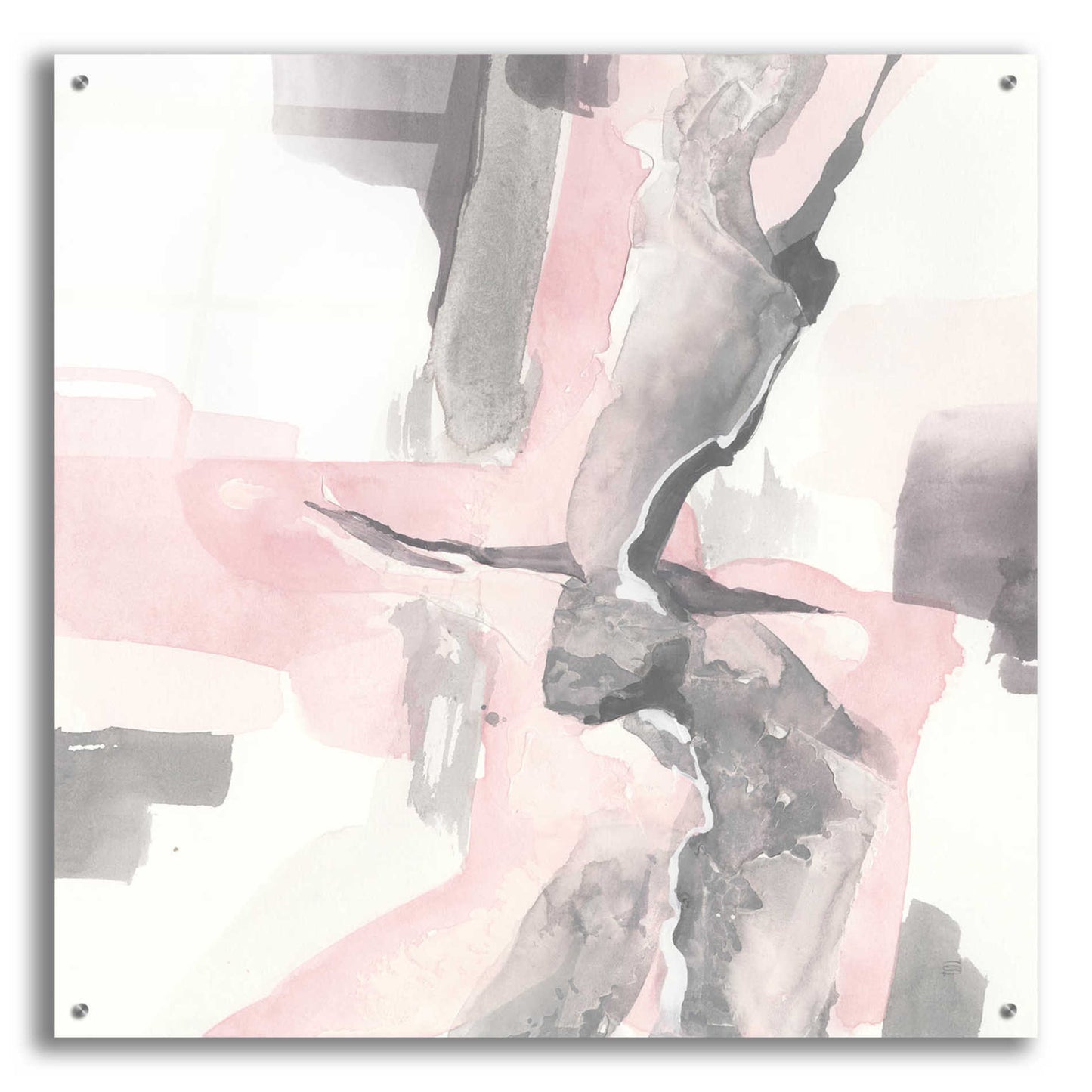 Epic Art  'Blushing Grey I' by Chris Paschke,36x36