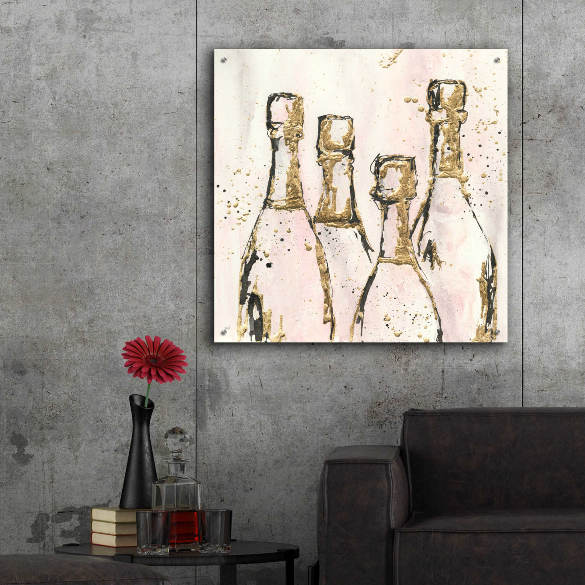 Epic Art  'Champagne Is Grand I' by Chris Paschke,36x36