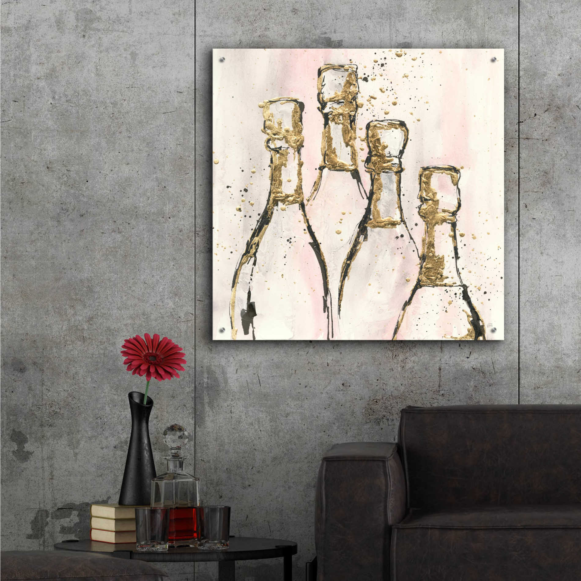 Epic Art  'Champagne Is Grand II' by Chris Paschke,36x36