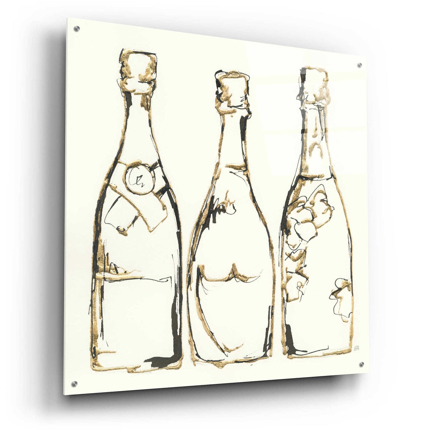 Epic Art  'Champagne Is Grand III' by Chris Paschke,36x36