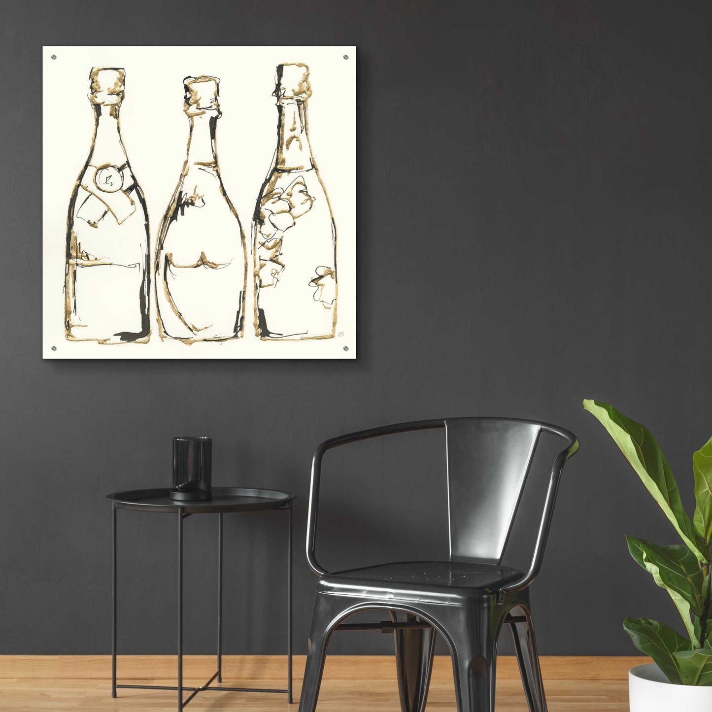 Epic Art  'Champagne Is Grand III' by Chris Paschke,36x36