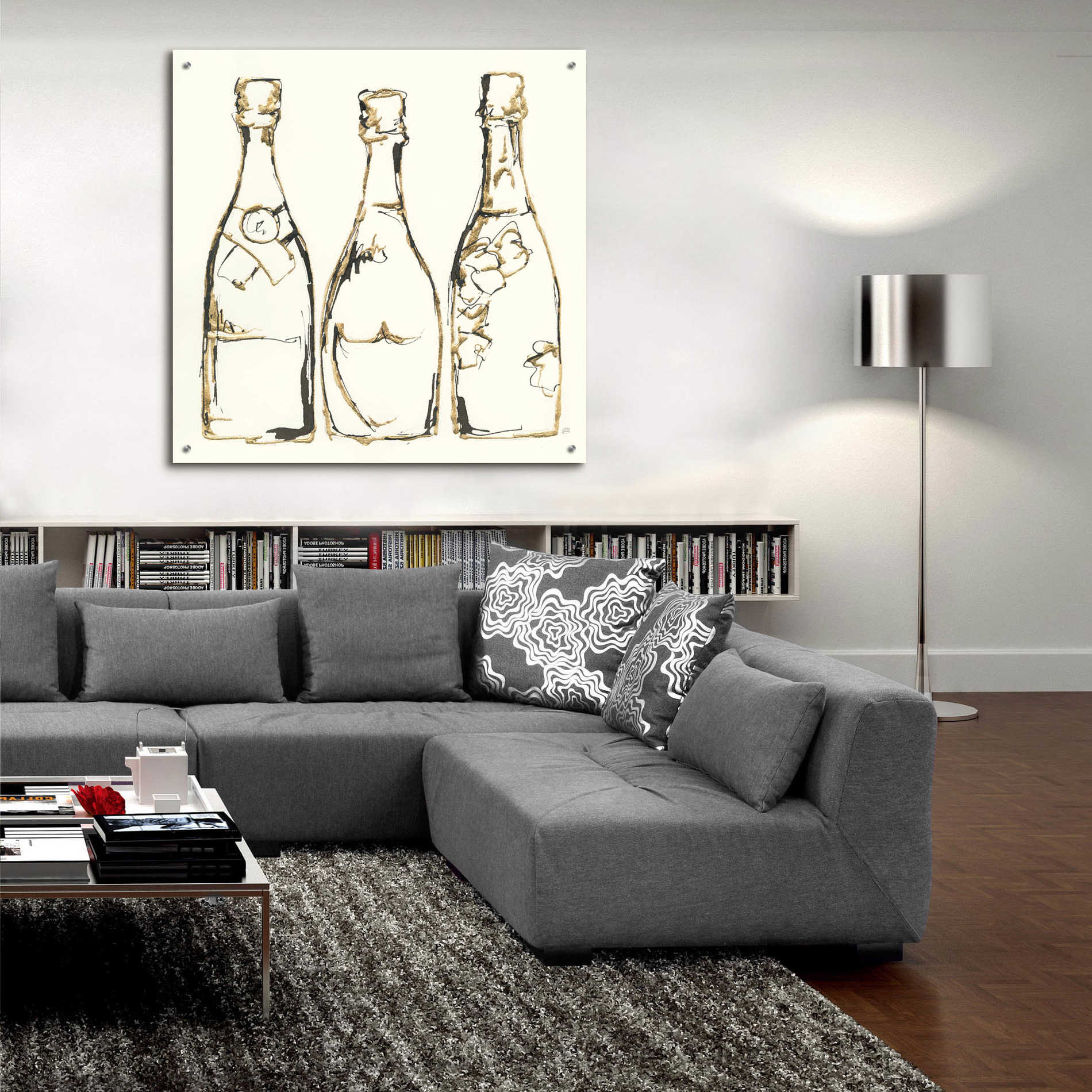 Epic Art  'Champagne Is Grand III' by Chris Paschke,36x36