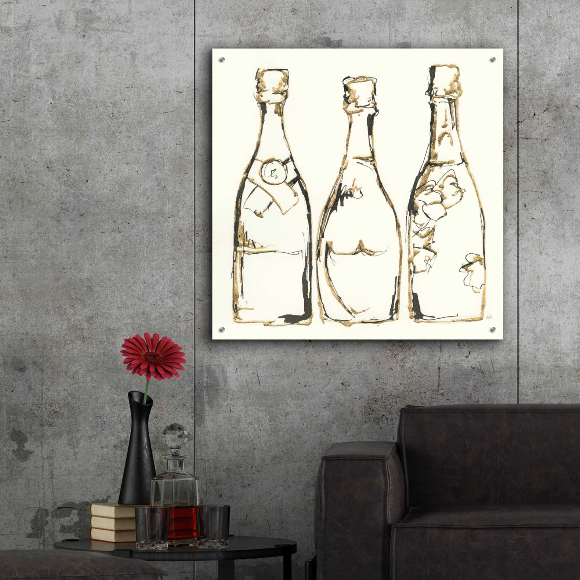 Epic Art  'Champagne Is Grand III' by Chris Paschke,36x36