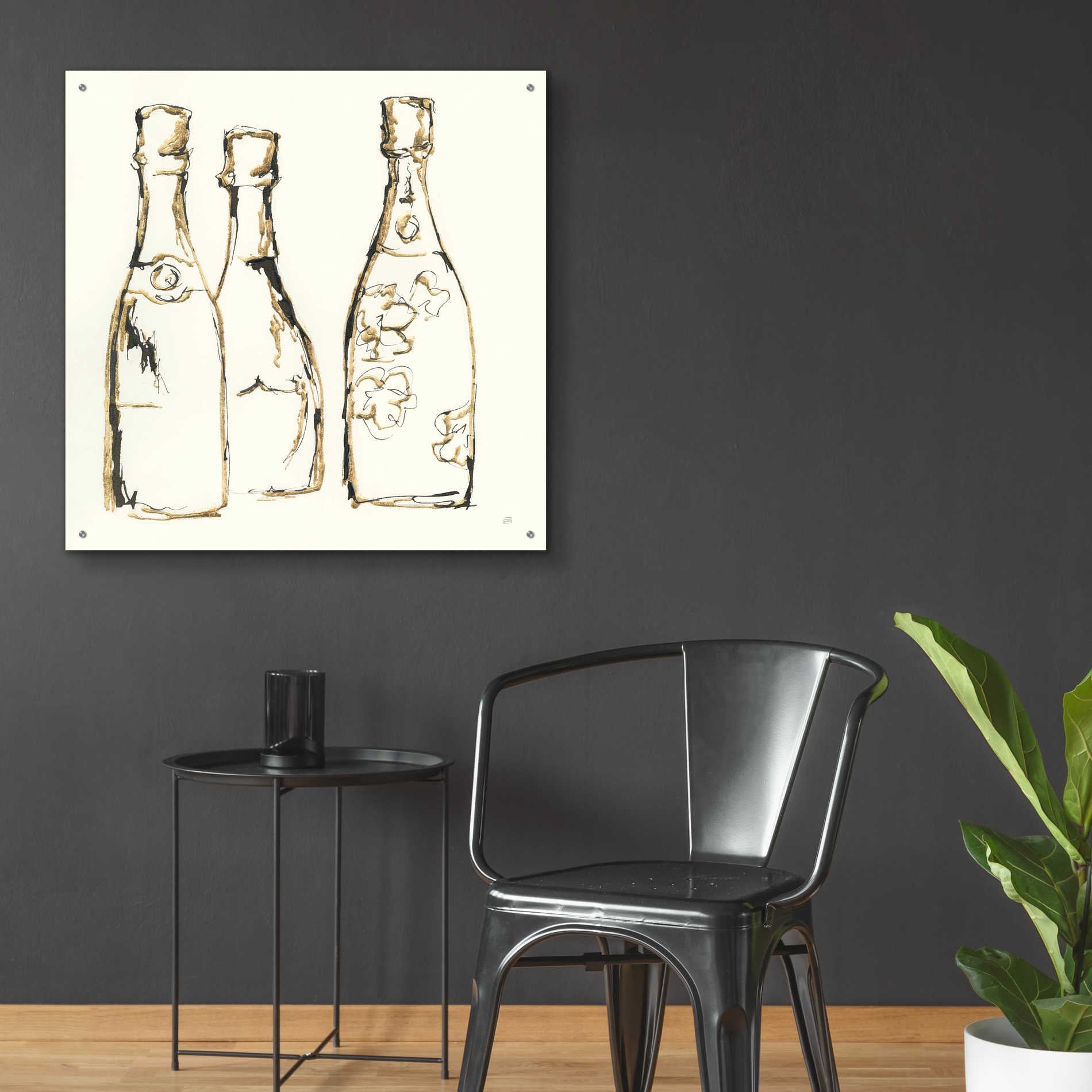 Epic Art  'Champagne Is Grand IV' by Chris Paschke,36x36