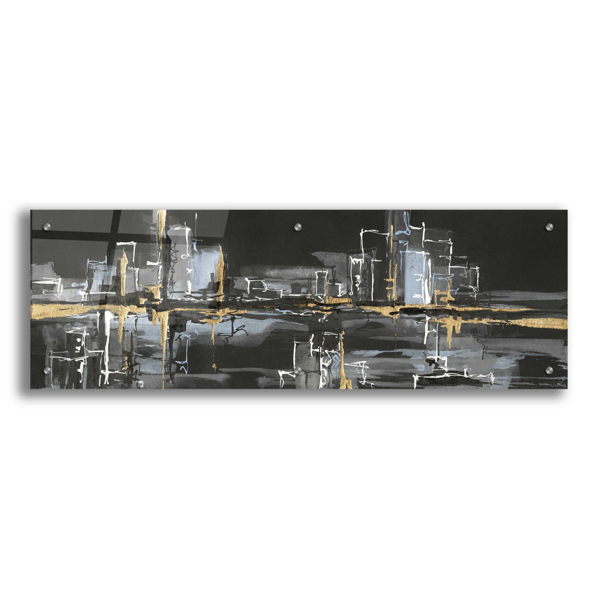 Epic Art  'Urban Gold II' by Chris Paschke,36x12