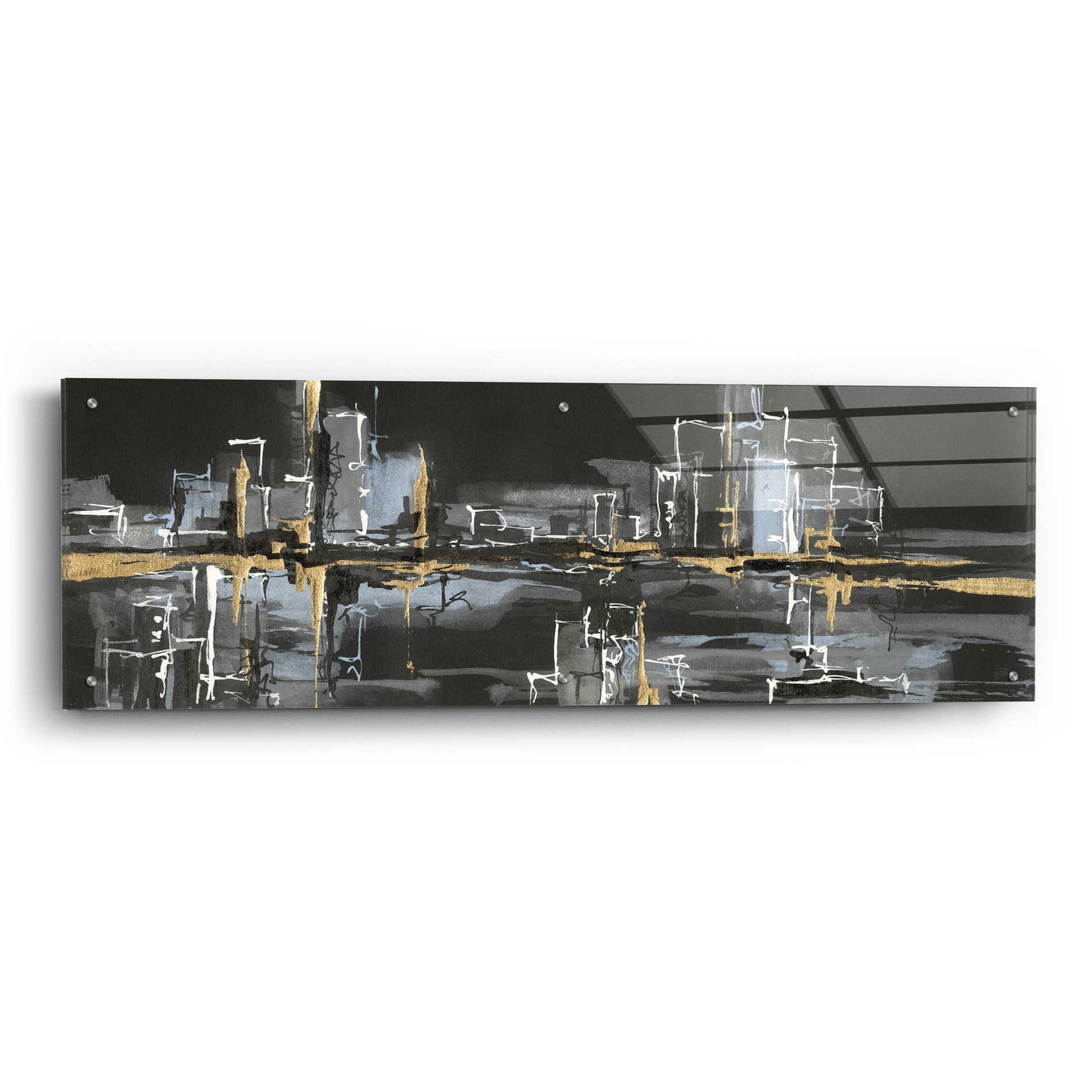 Epic Art  'Urban Gold II' by Chris Paschke,48x16