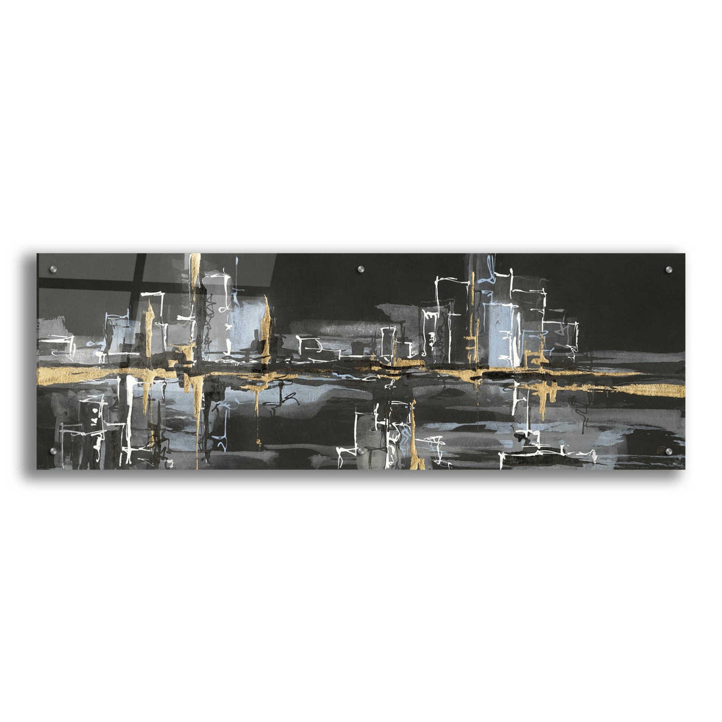 Epic Art  'Urban Gold II' by Chris Paschke,48x16