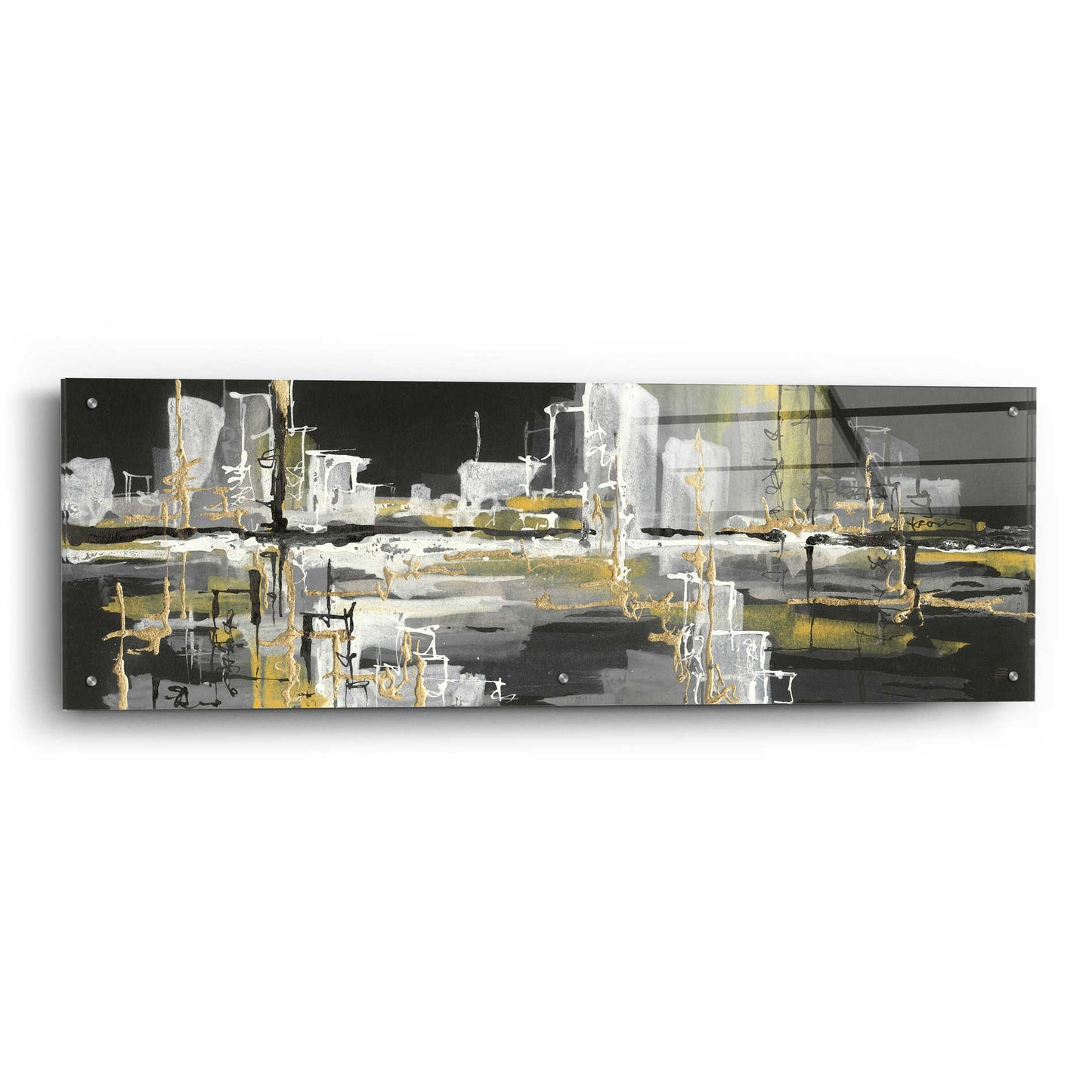 Epic Art  'Urban Gold III' by Chris Paschke,48x16