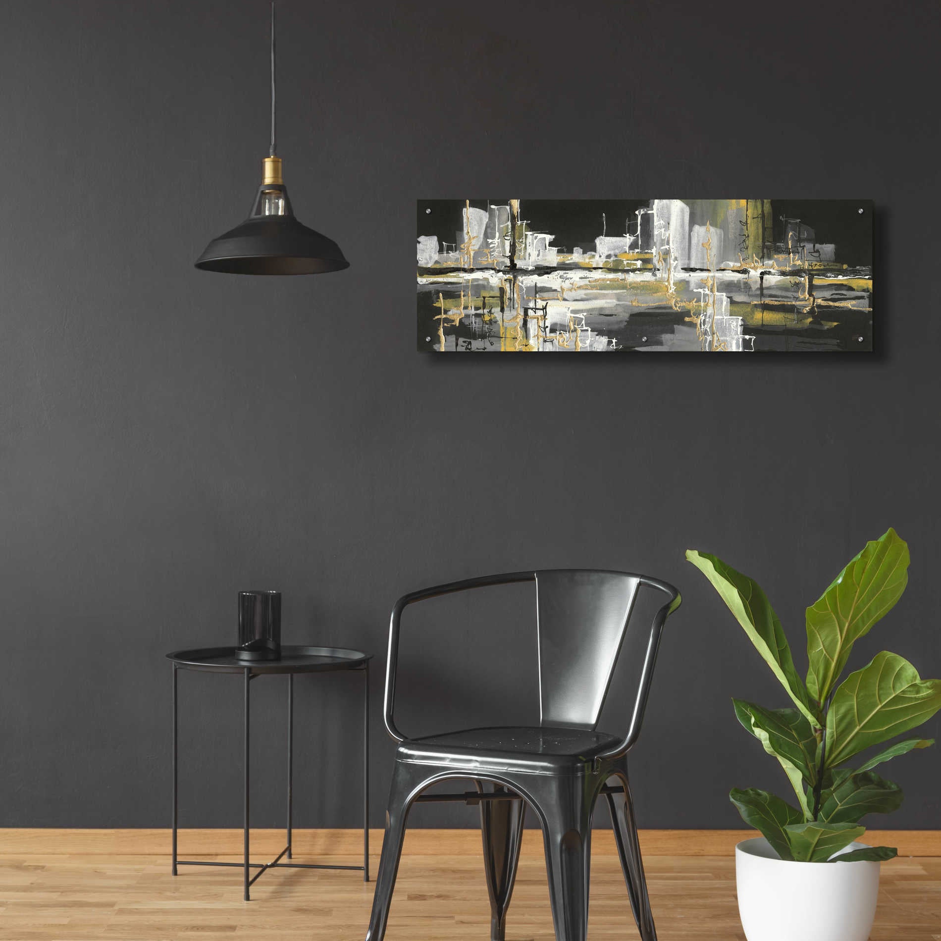 Epic Art  'Urban Gold III' by Chris Paschke,48x16