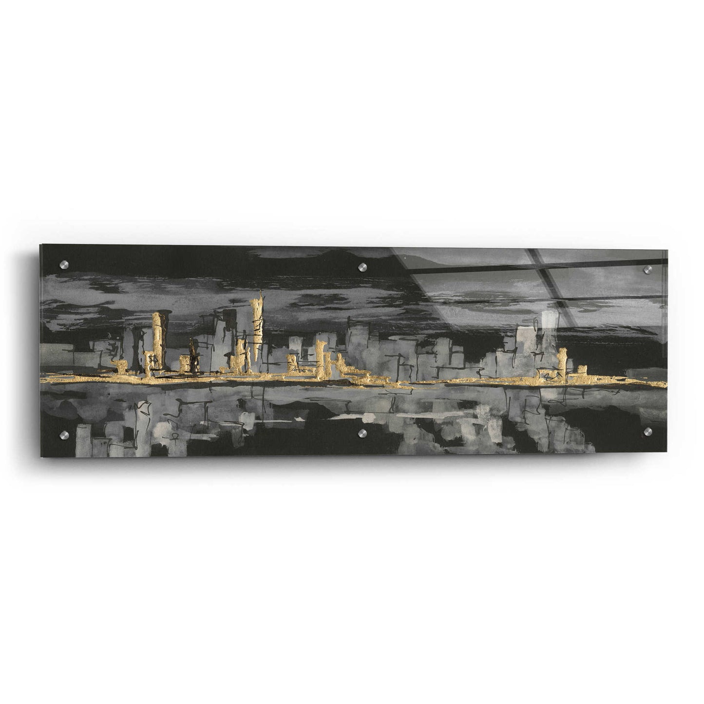 Epic Art  'Urban Gold IV' by Chris Paschke,36x12