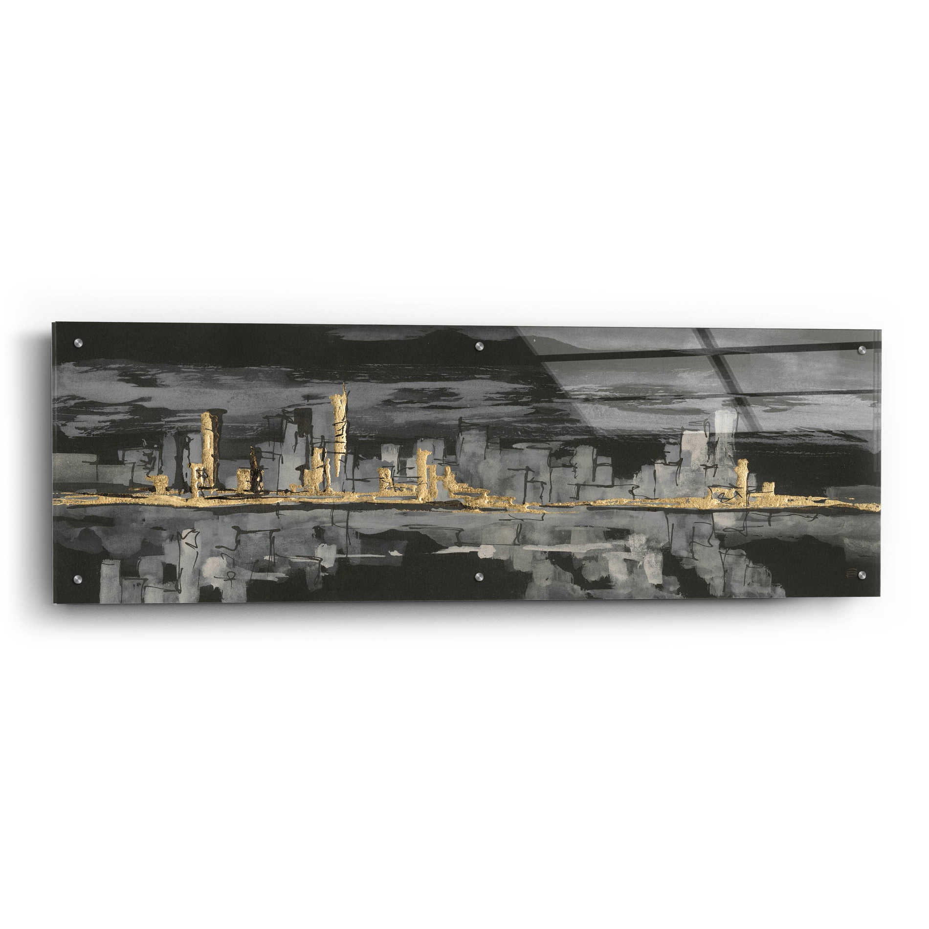 Epic Art  'Urban Gold IV' by Chris Paschke,48x16