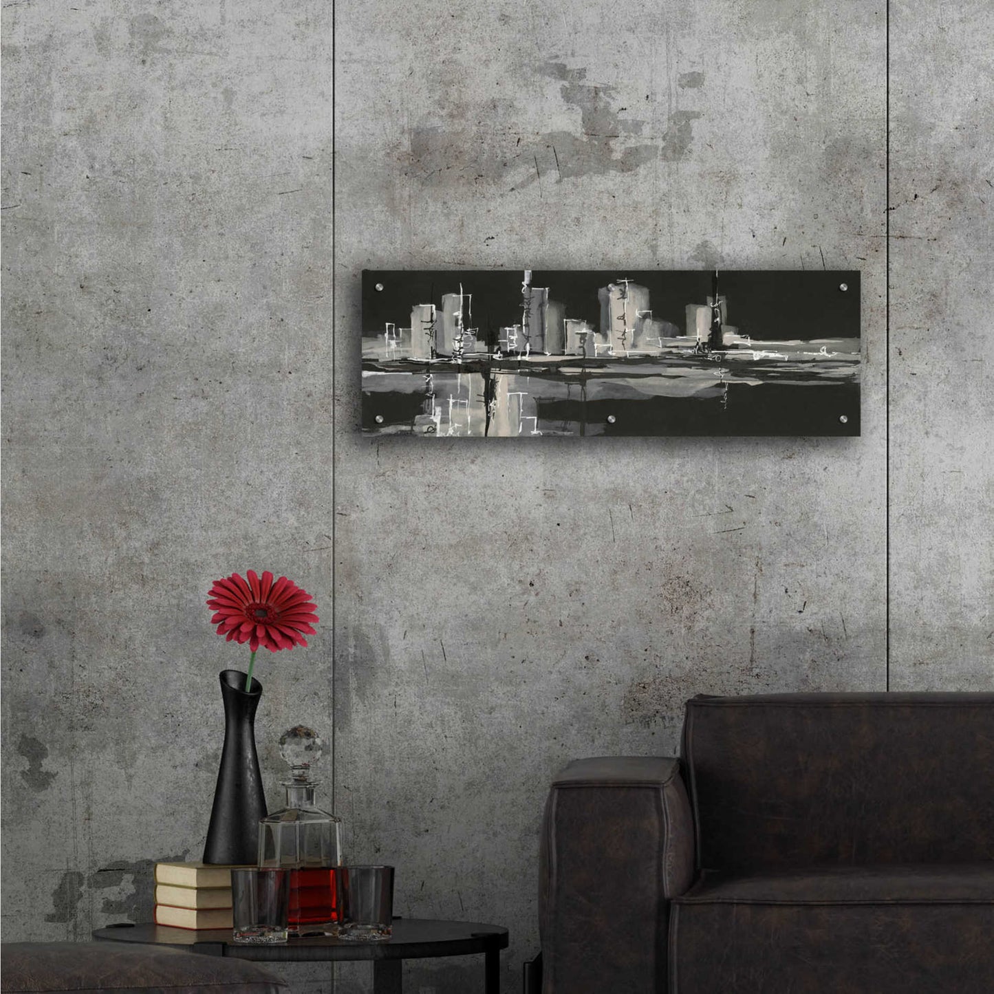 Epic Art  'Urban Gray' by Chris Paschke,36x12