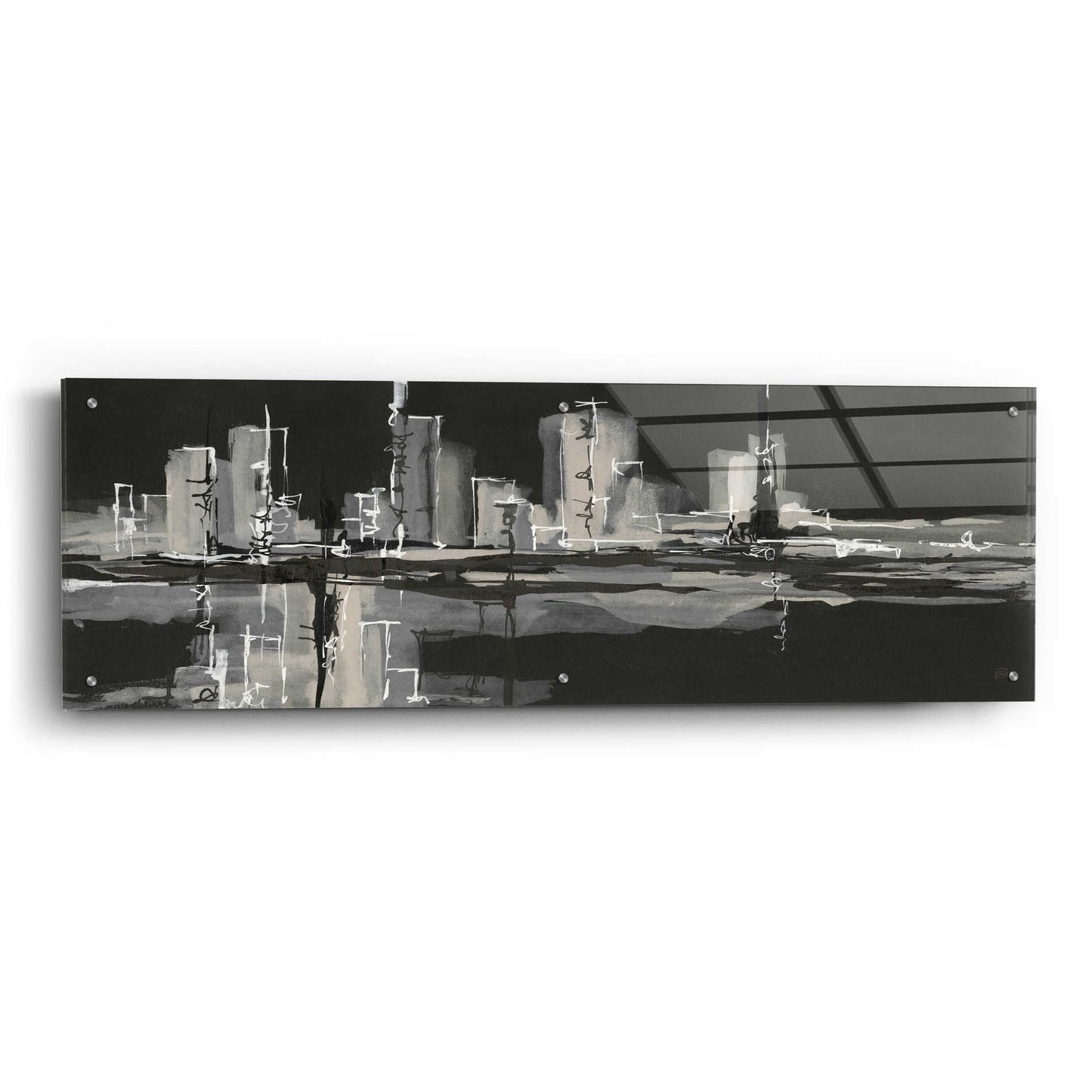 Epic Art  'Urban Gray' by Chris Paschke,48x16