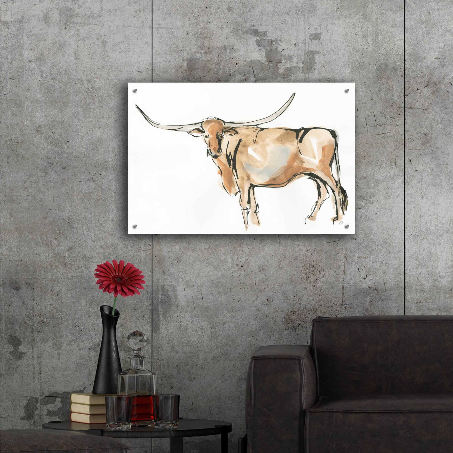 Epic Art  'Longhorn II' by Chris Paschke,36x24