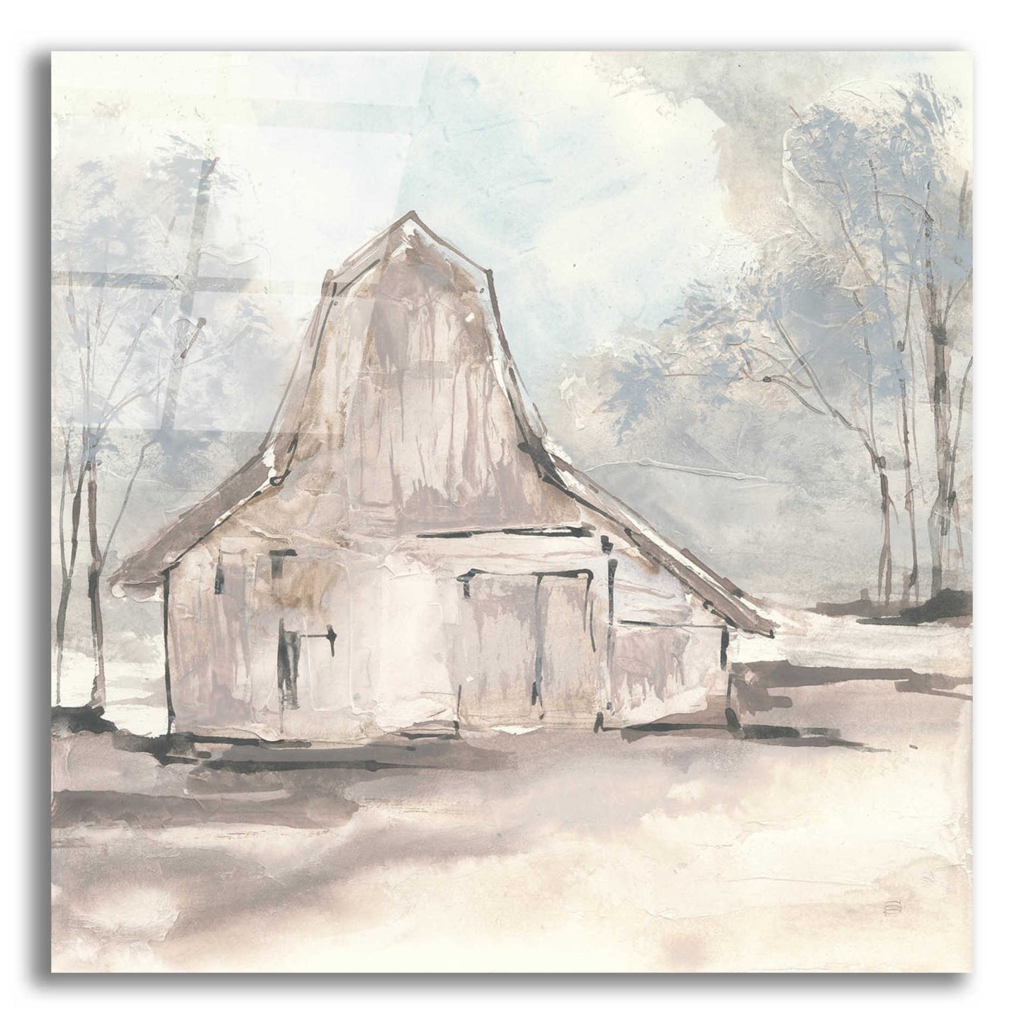 Epic Art  'Barn VI' by Chris Paschke,12x12