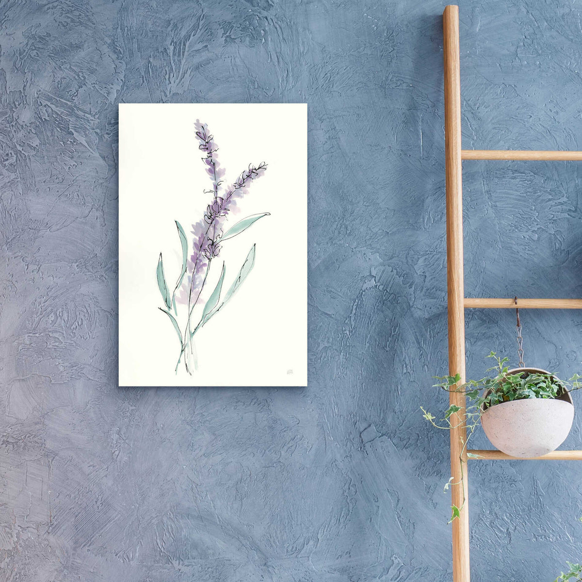 Epic Art 'Lavender IV' by Chris Paschke, Acrylic Glass Wall Art,16x24