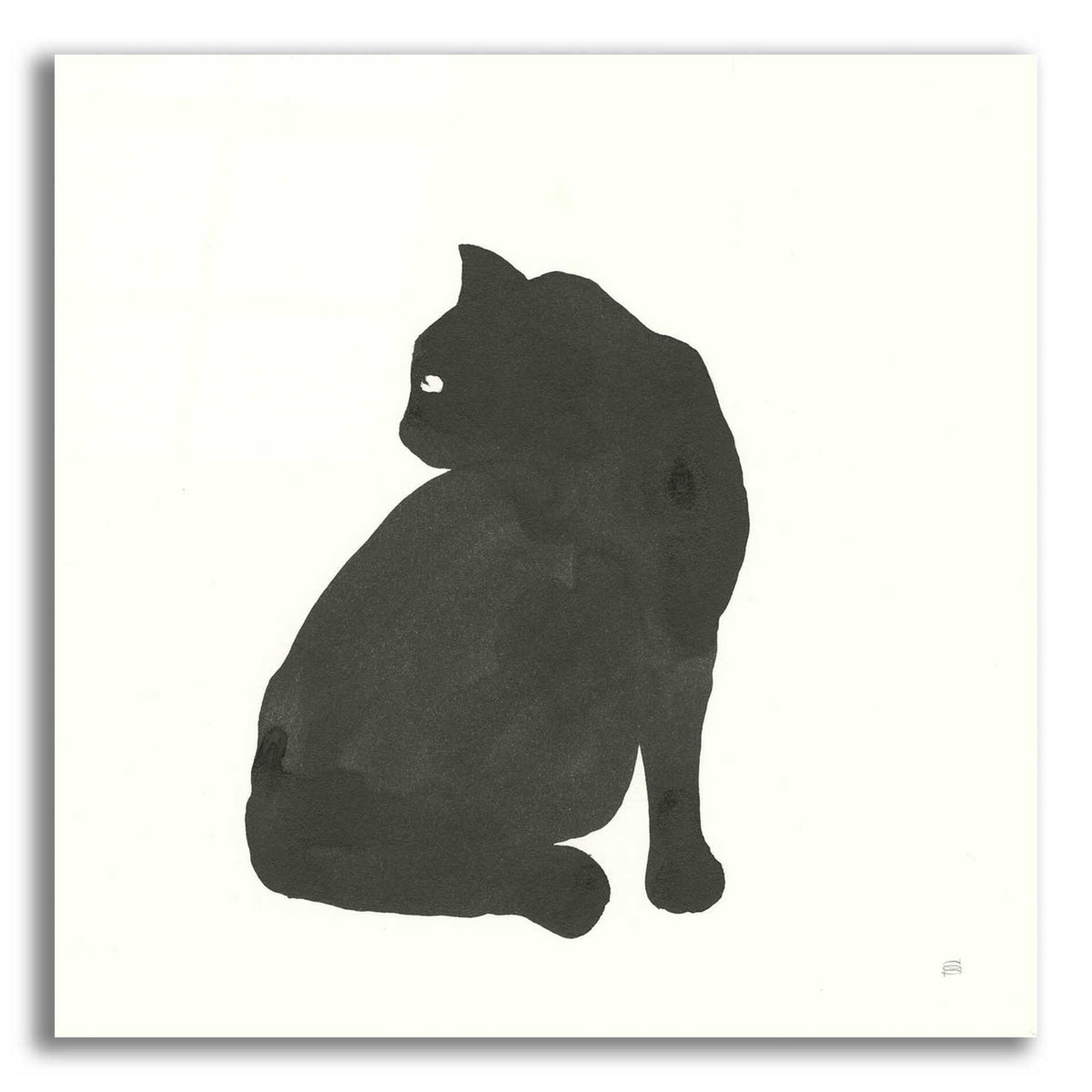 Epic Art 'Black Cat IV' by Chris Paschke, Acrylic Glass Wall Art