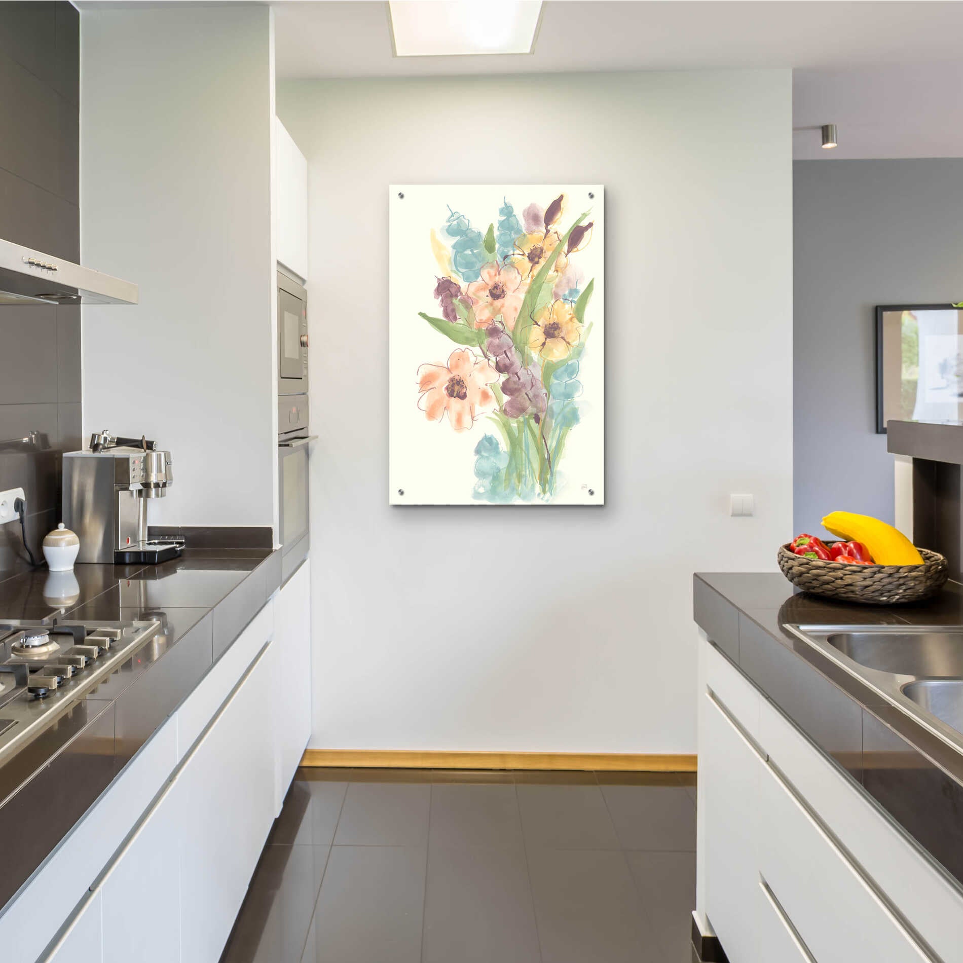 Epic Art 'Earthy Bouquet I' by Chris Paschke, Acrylic Glass Wall Art,24x36