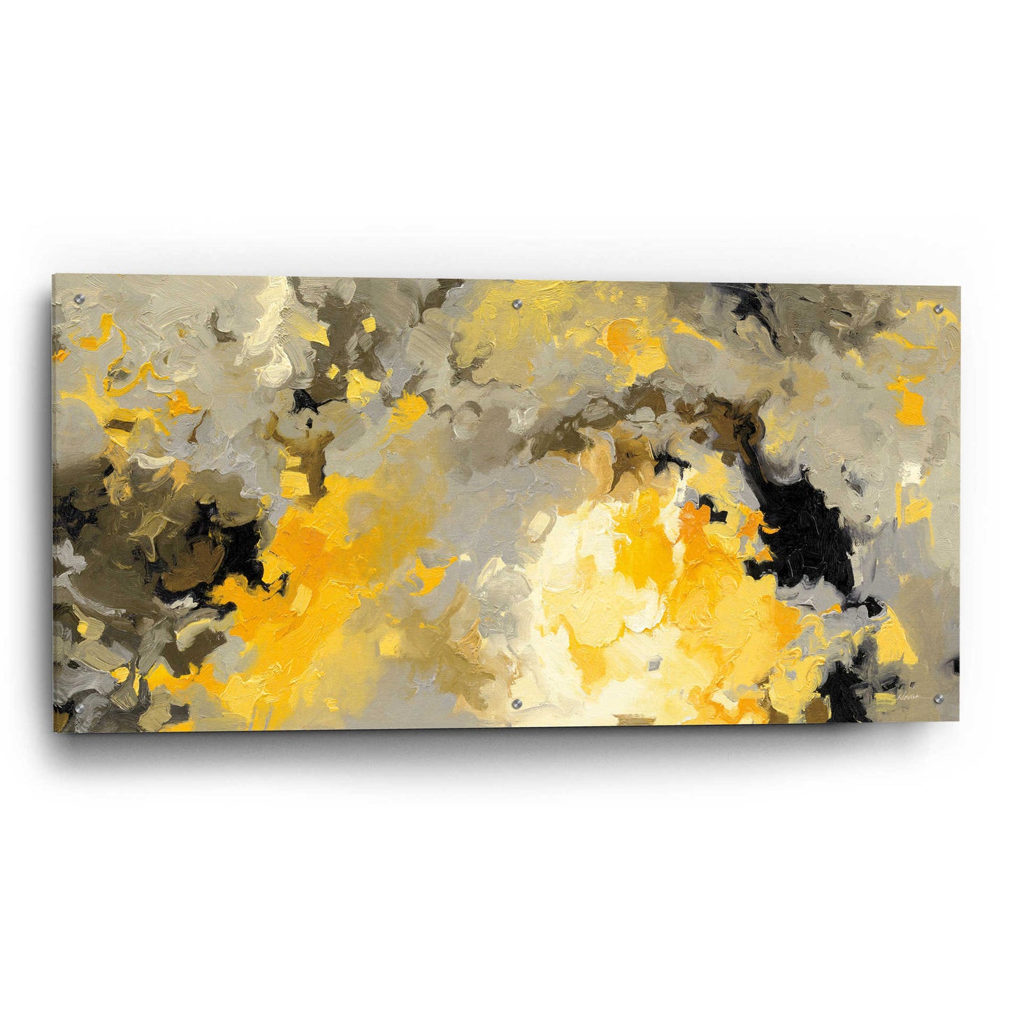 Epic Art 'Star Cloud' by Shirley Novak, Acrylic Glass Wall Art,48x24