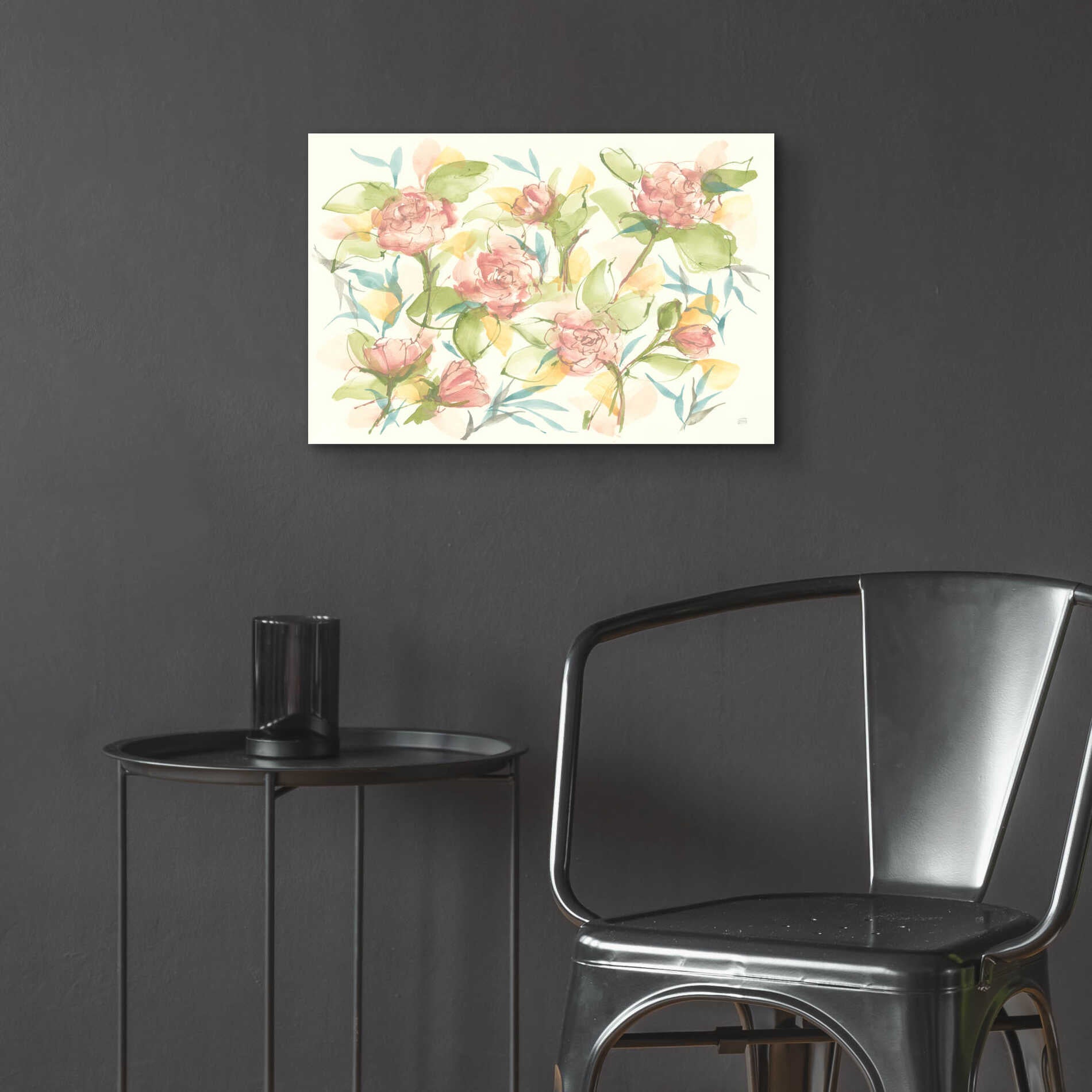 Epic Art 'Blush Camellias' by Chris Paschke, Acrylic Glass Wall Art,24x16