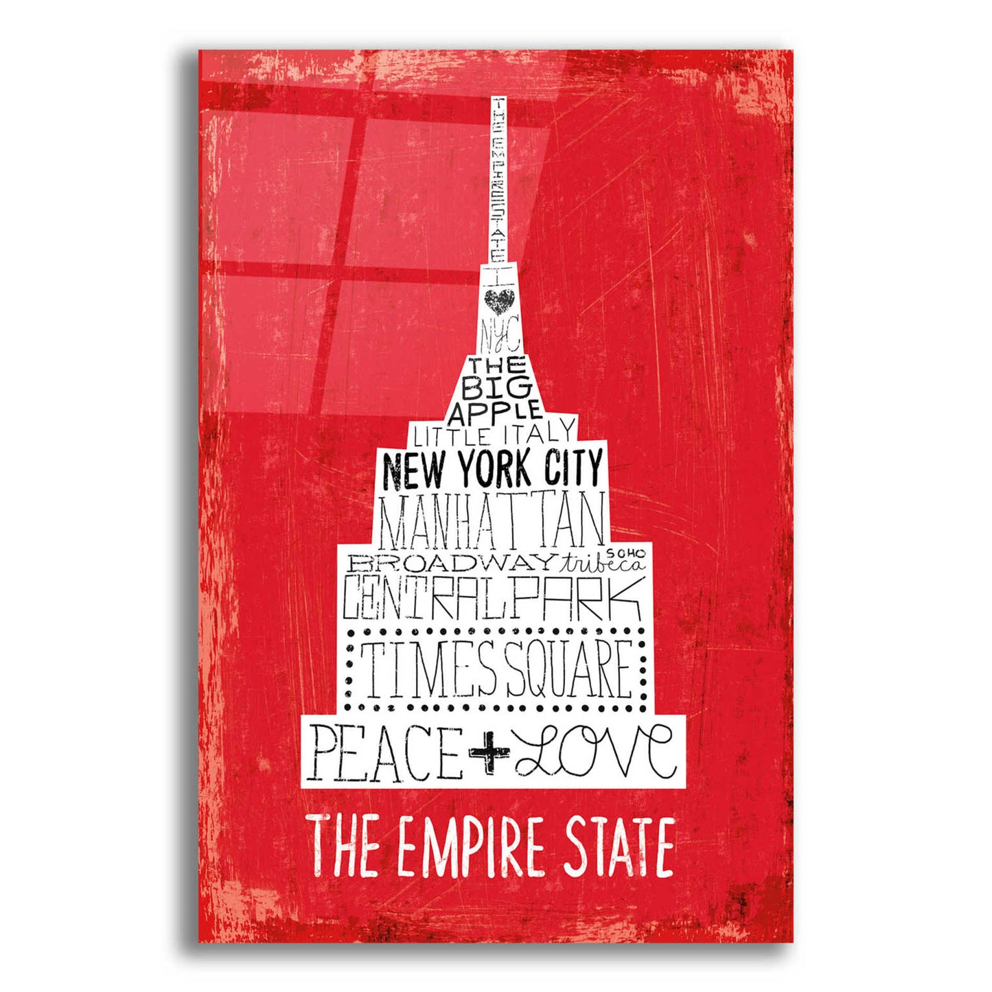 Epic Art 'Iconic NYC IV' by Michael Mullan, Acrylic Glass Wall Art,12x16