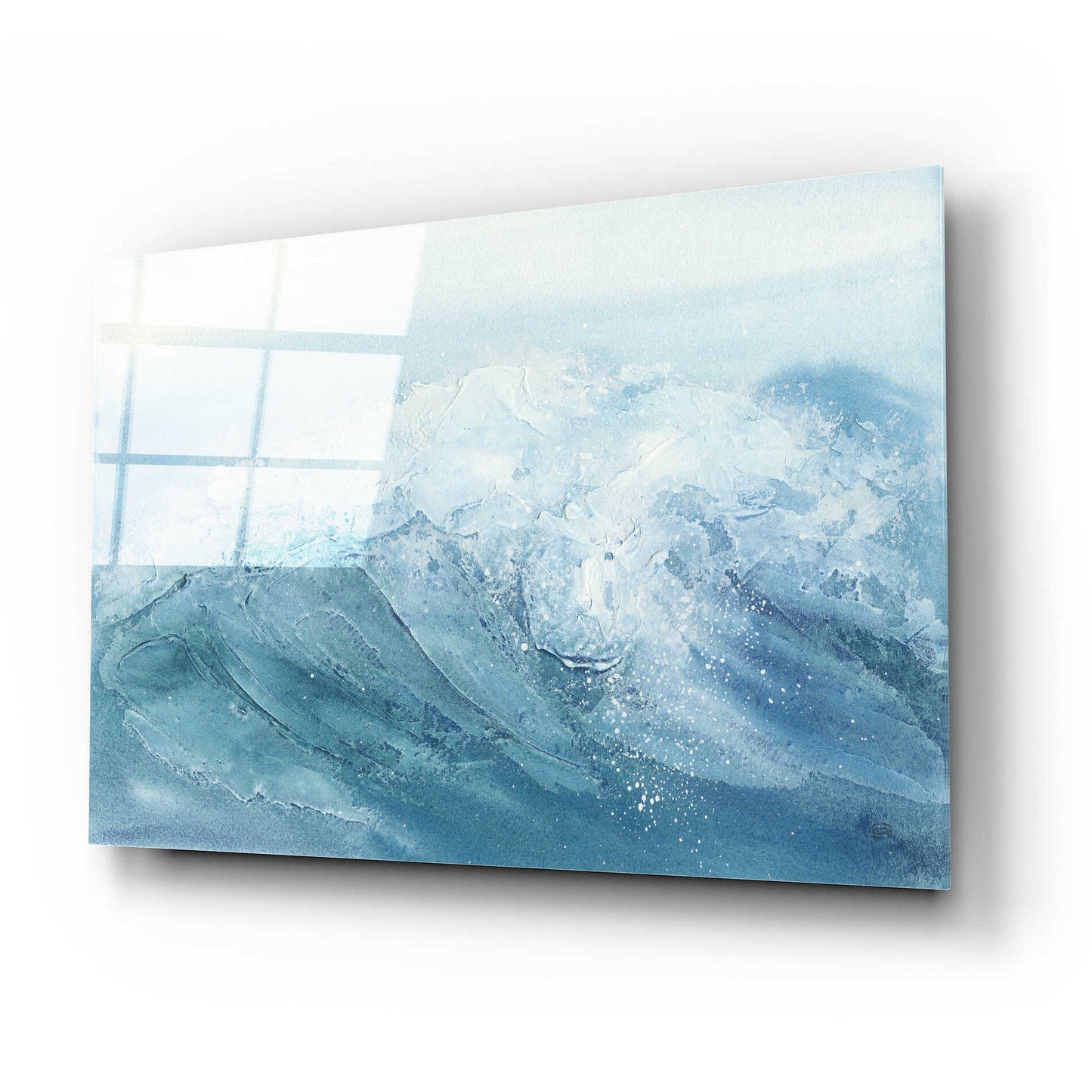 Epic Art 'Waves I' by Chris Paschke, Acrylic Glass Wall Art,24x16