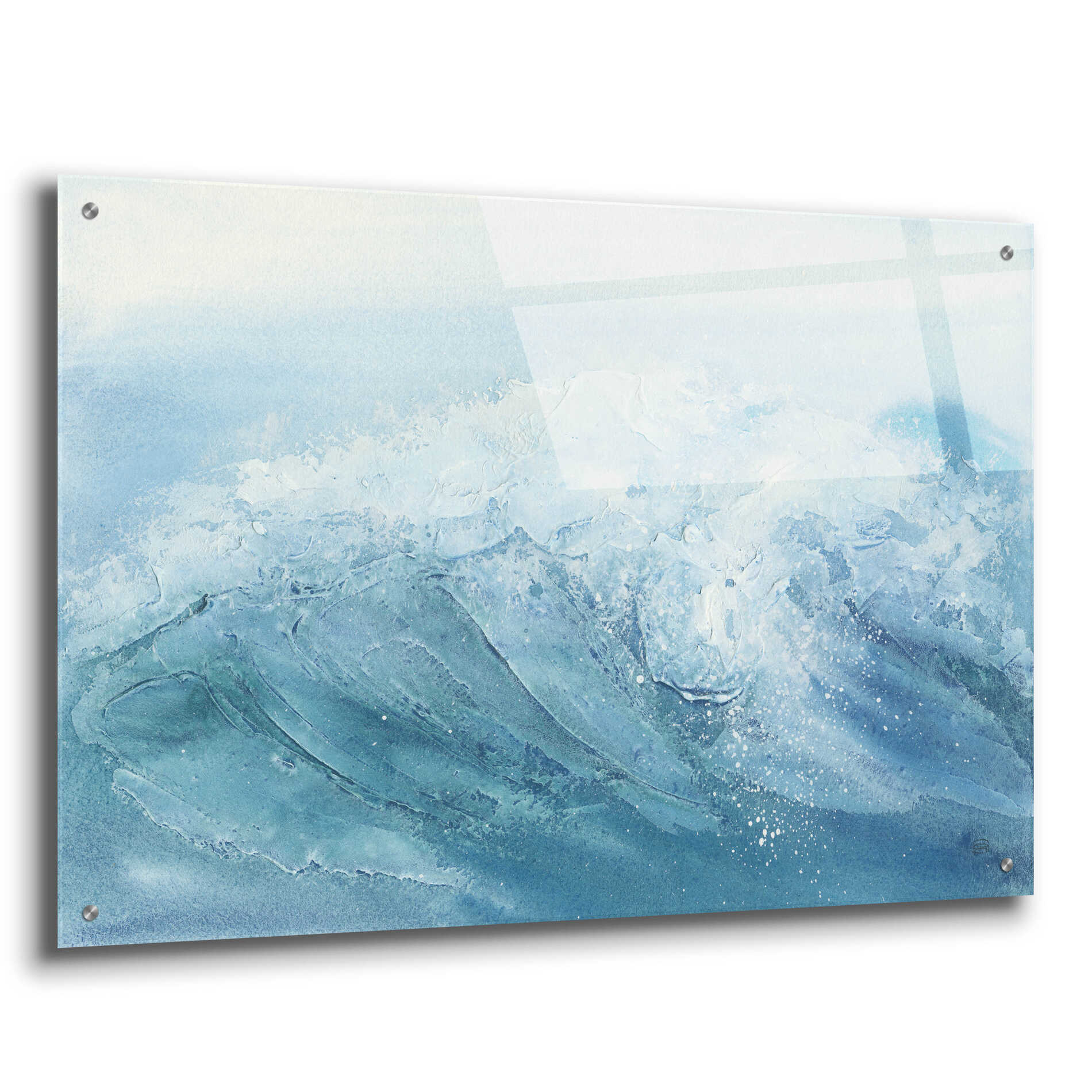 Epic Art 'Waves I' by Chris Paschke, Acrylic Glass Wall Art,36x24