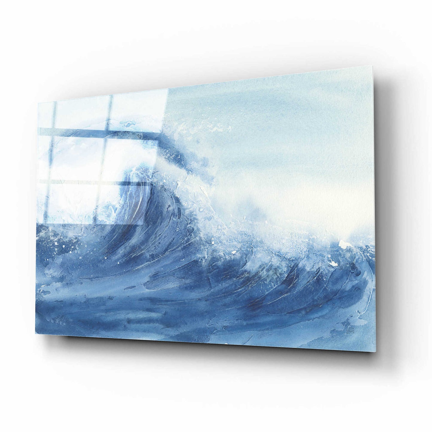 Epic Art 'Waves II' by Chris Paschke, Acrylic Glass Wall Art,16x12