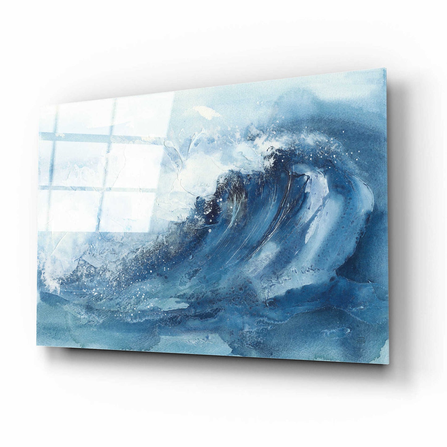 Epic Art 'Waves V' by Chris Paschke, Acrylic Glass Wall Art,16x12