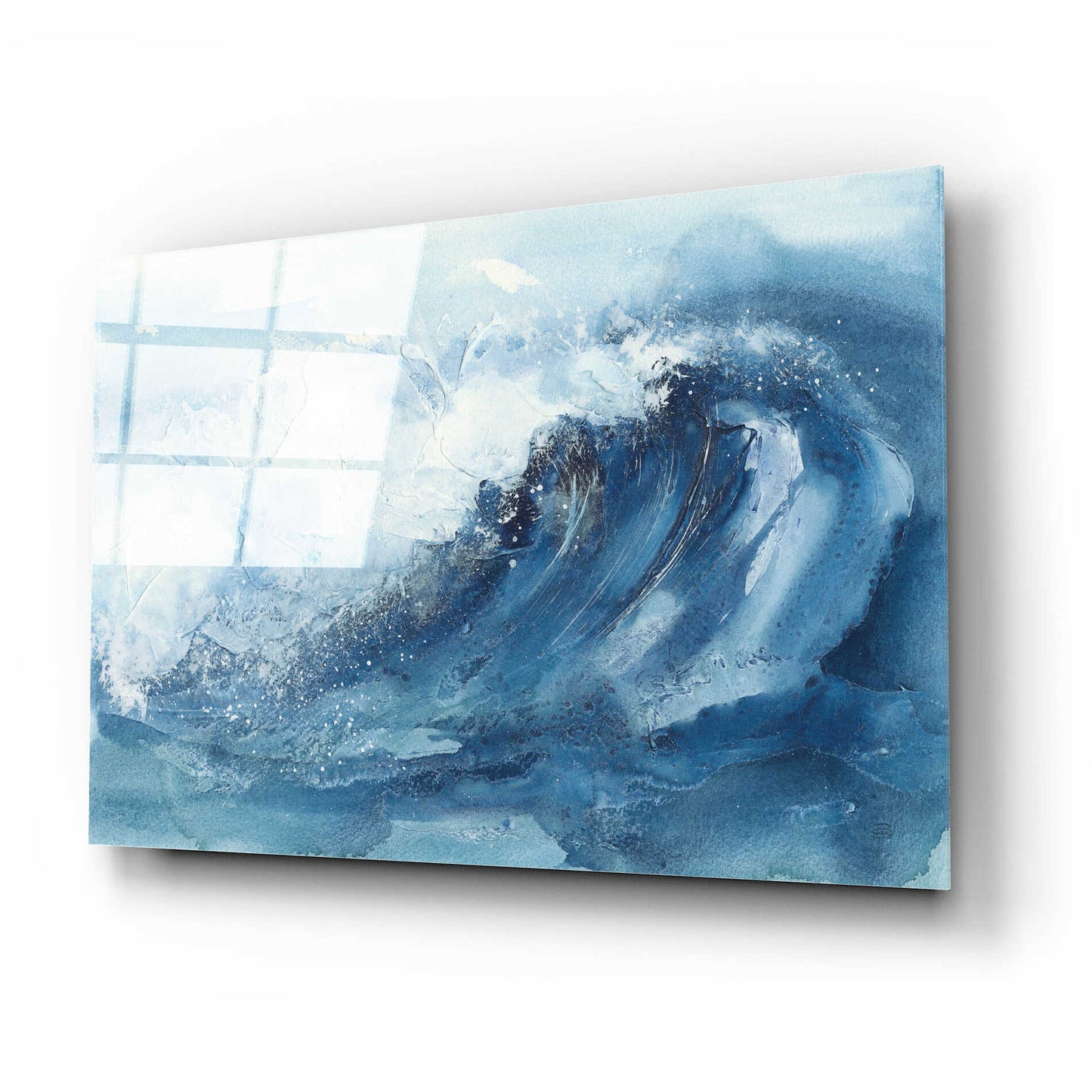 Epic Art 'Waves V' by Chris Paschke, Acrylic Glass Wall Art,24x16