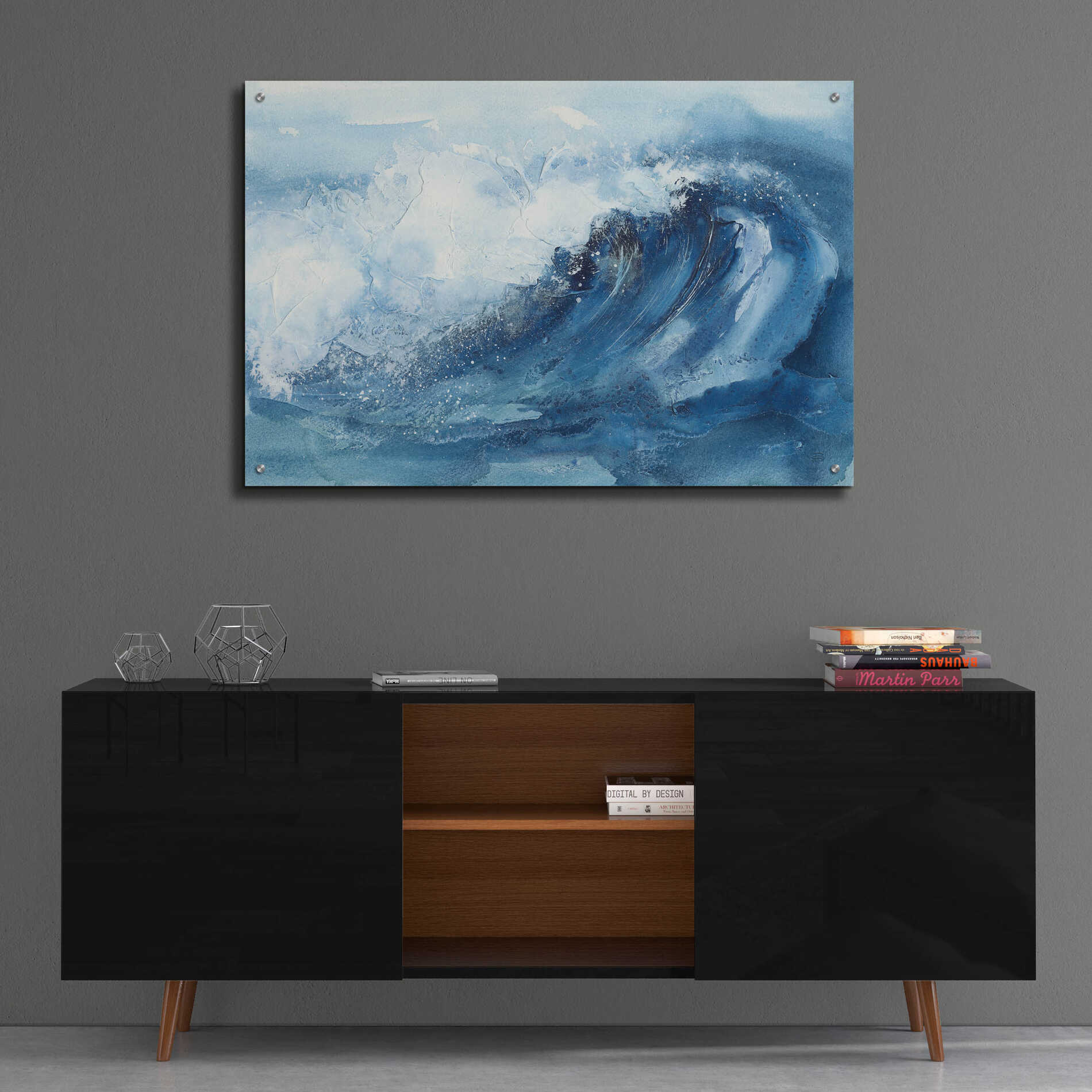 Epic Art 'Waves V' by Chris Paschke, Acrylic Glass Wall Art,36x24