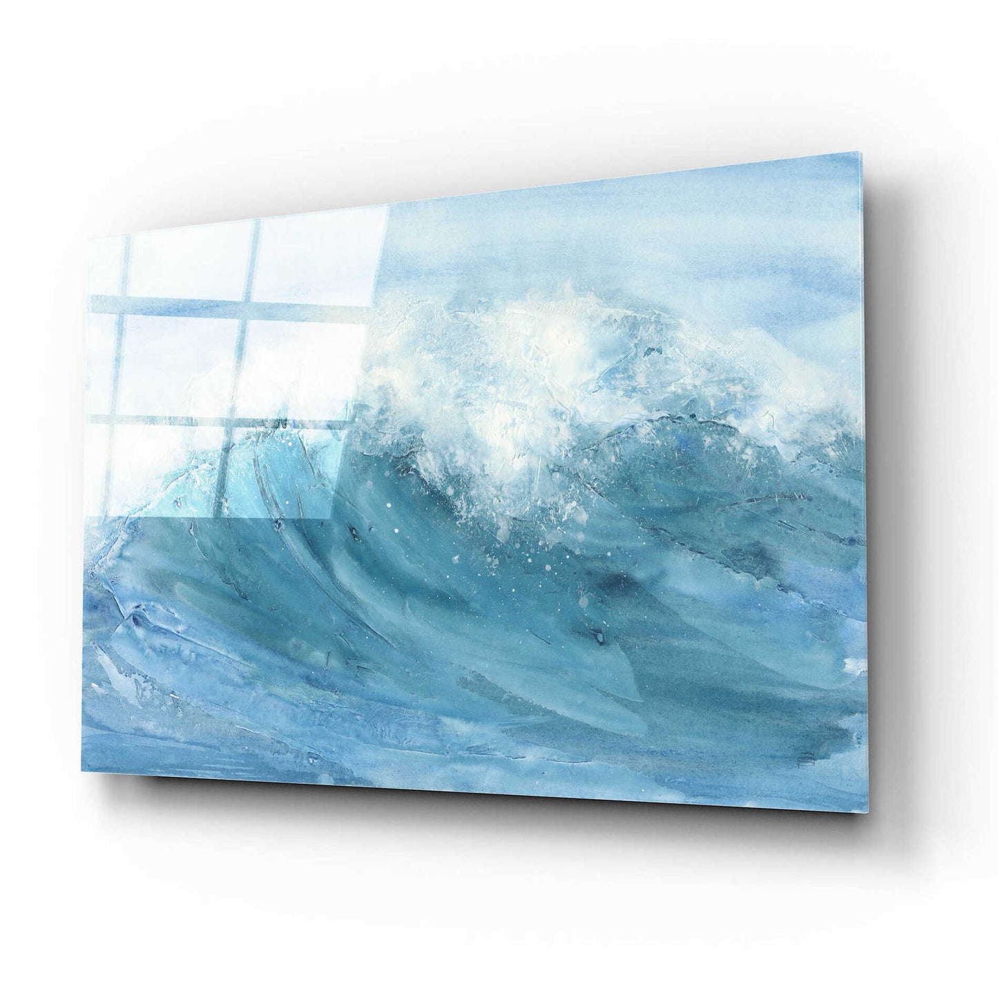 Epic Art 'In the Blue I' by Chris Paschke, Acrylic Glass Wall Art,16x12