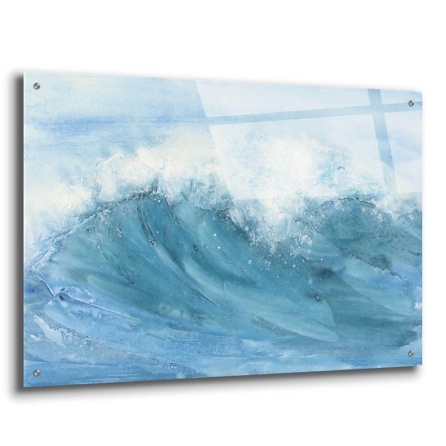 Epic Art 'In the Blue I' by Chris Paschke, Acrylic Glass Wall Art,36x24