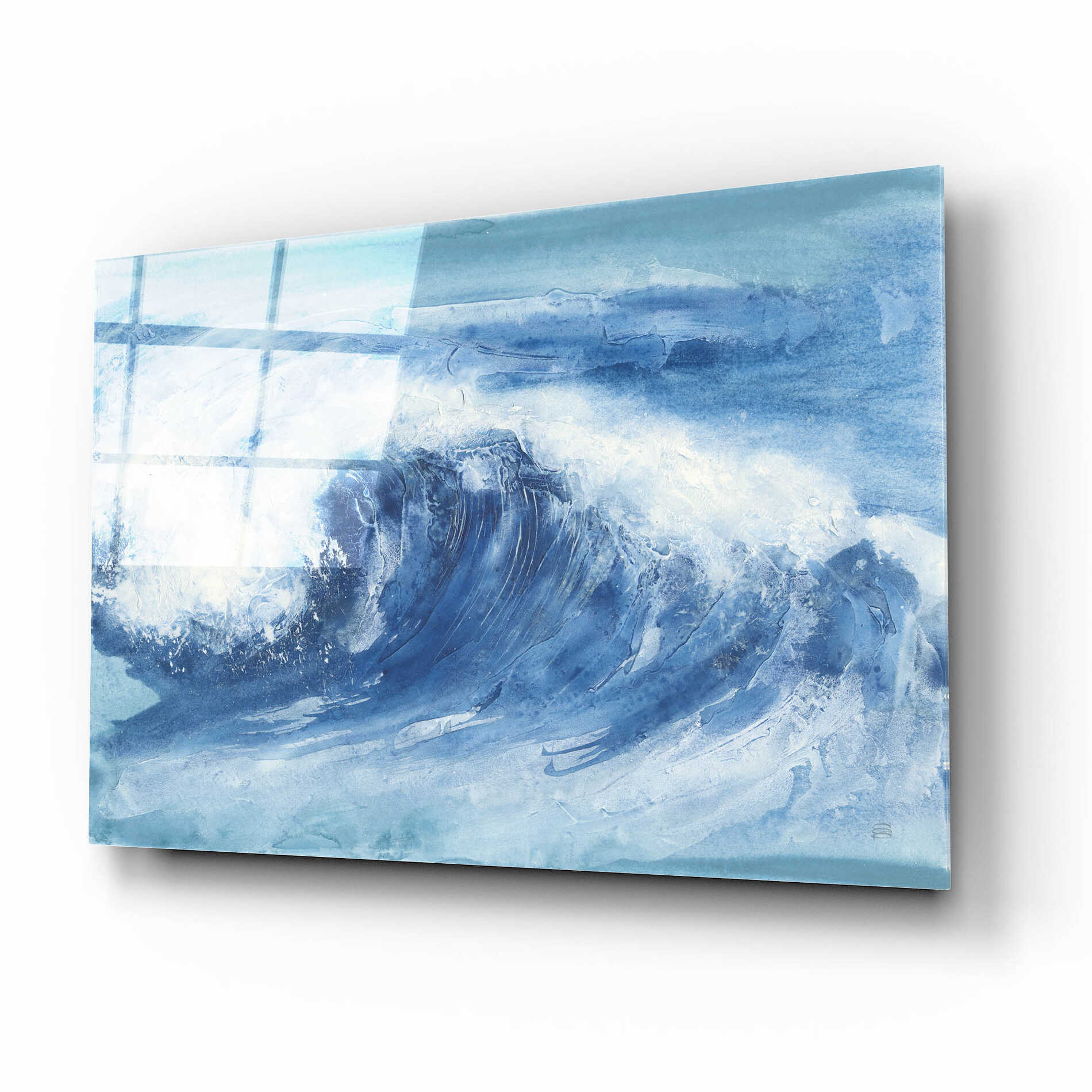 Epic Art 'In the Blue II' by Chris Paschke, Acrylic Glass Wall Art,16x12